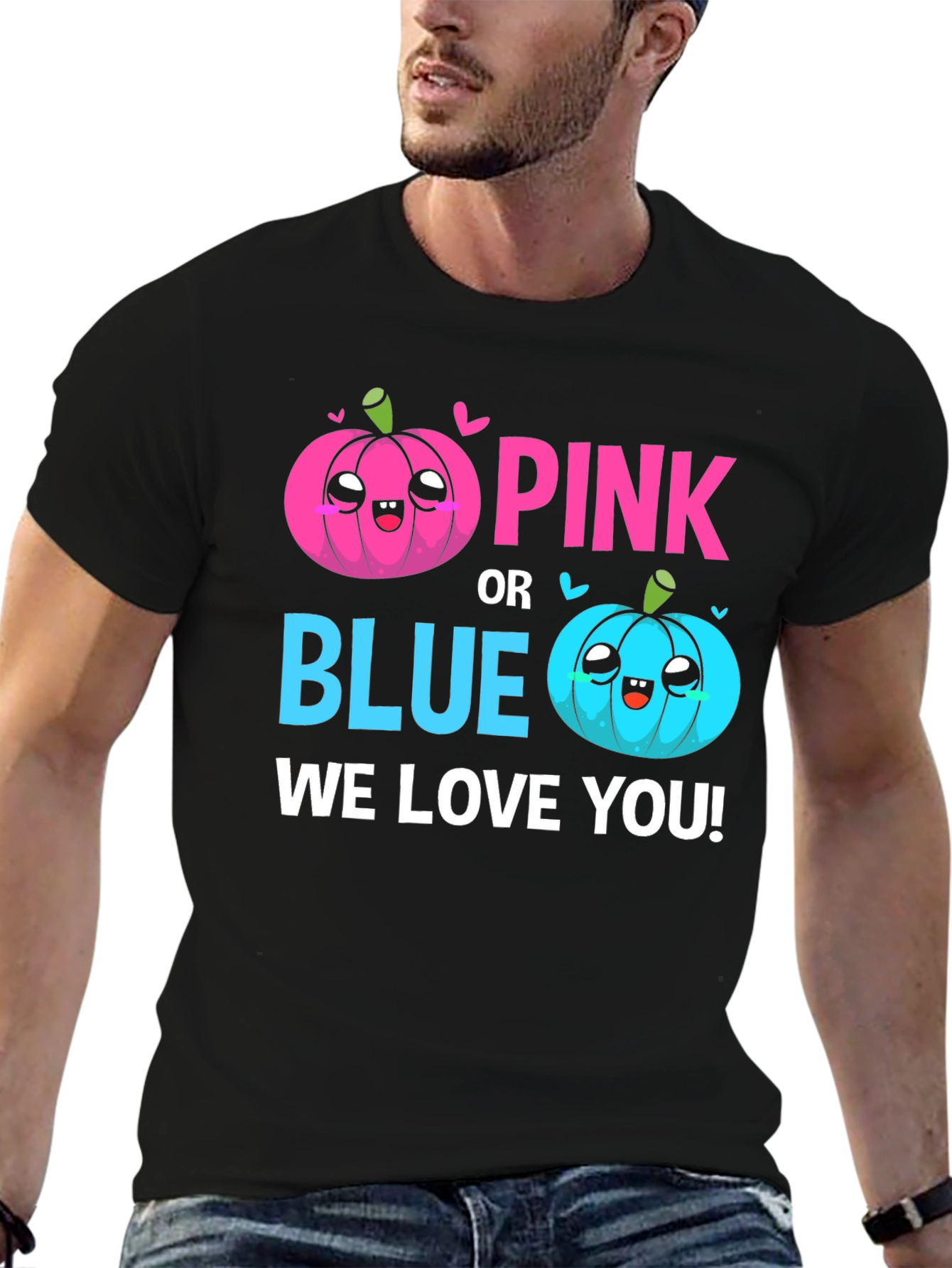Pink or Blue Gender Reveal T-Shirt