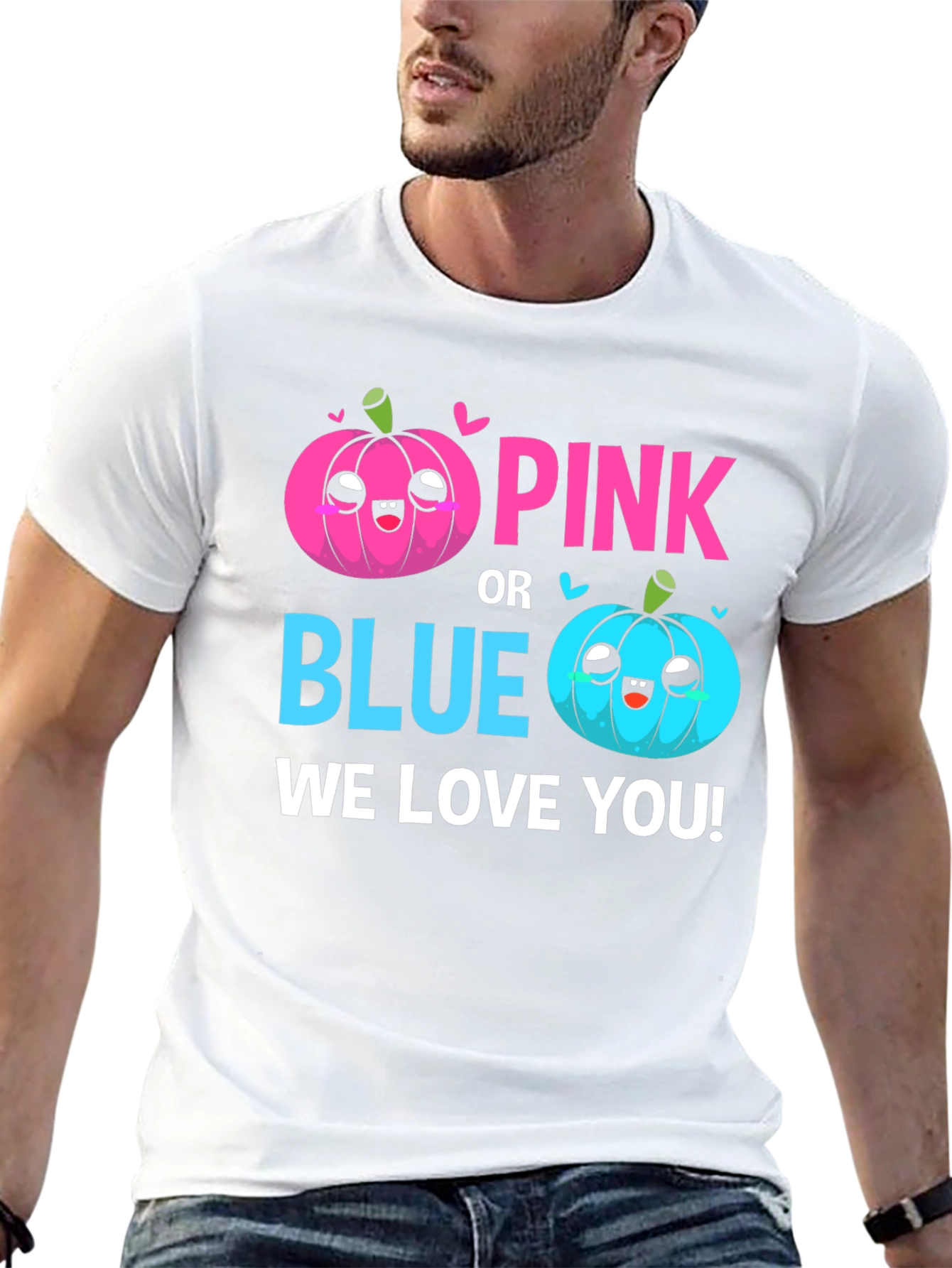 Pink or Blue Gender Reveal T-Shirt