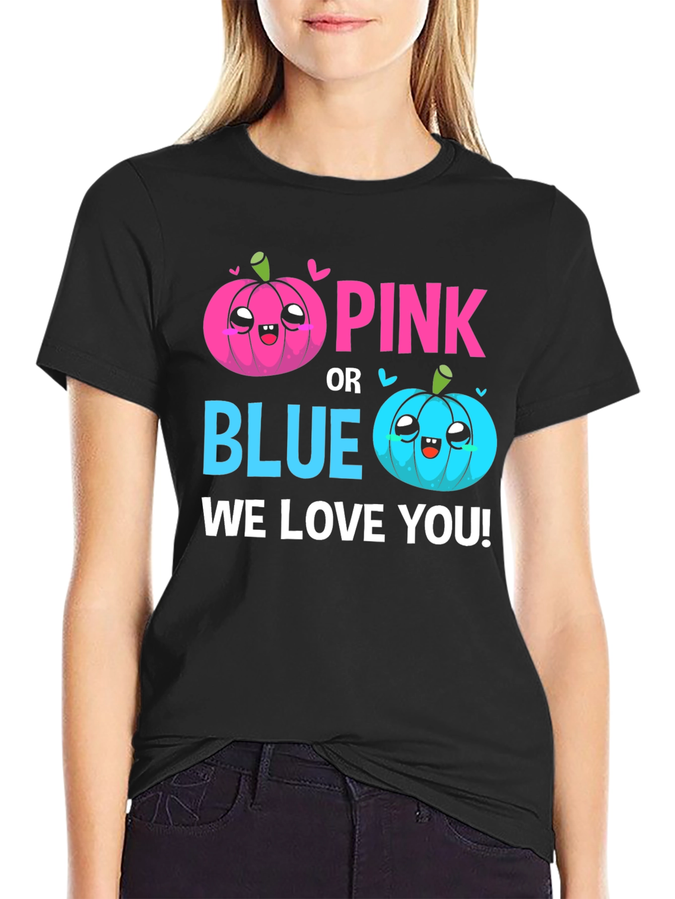 Pink or Blue Gender Reveal T-Shirt