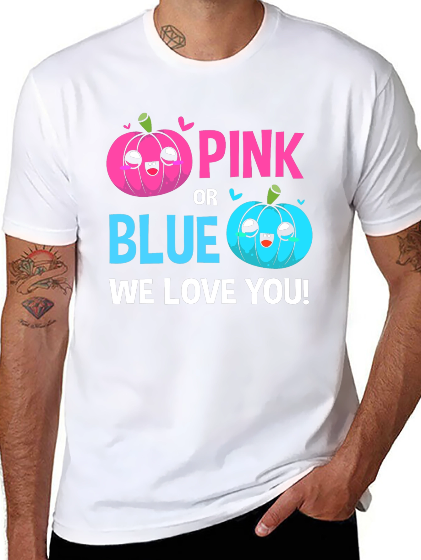 Pink or Blue Gender Reveal T-Shirt