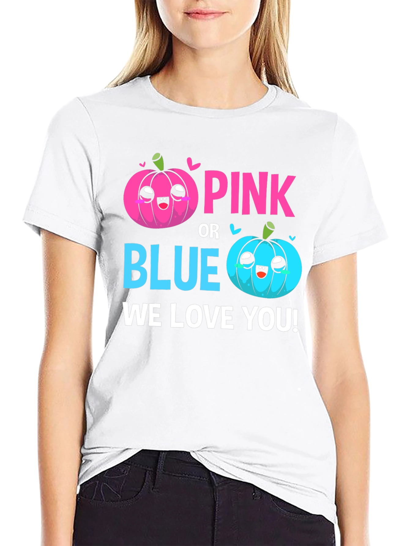 Pink or Blue Gender Reveal T-Shirt