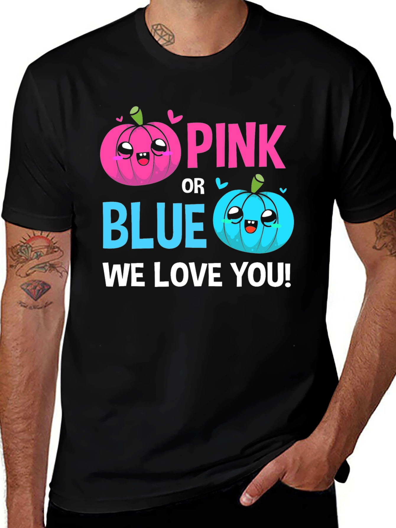 Pink or Blue Gender Reveal T-Shirt