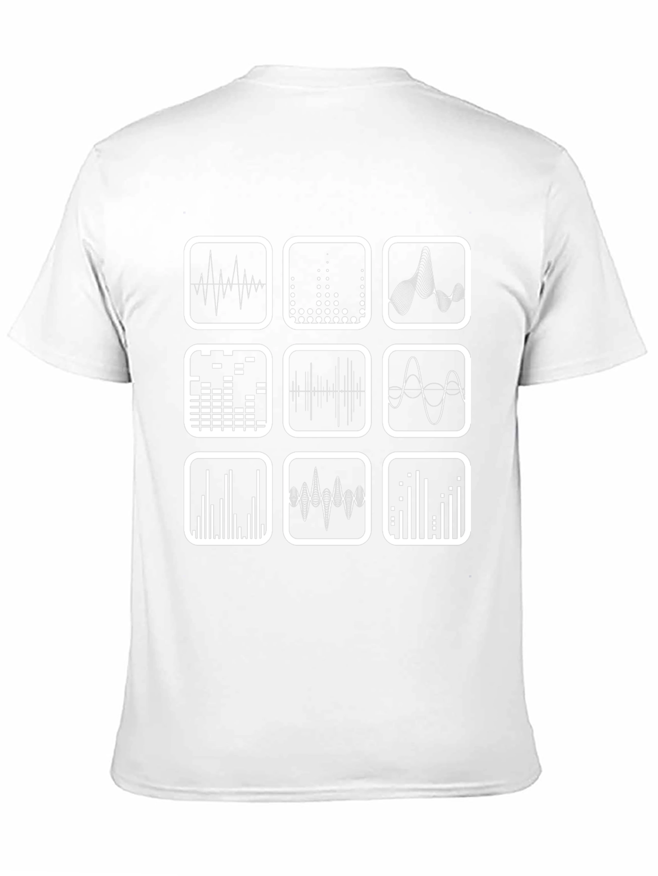 Sound Wave Graphic Tee - Black