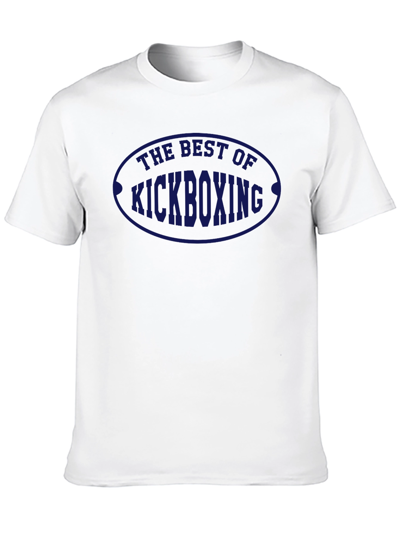 Kickboxing Graphic Print Tee - Comfortable Crew Neck