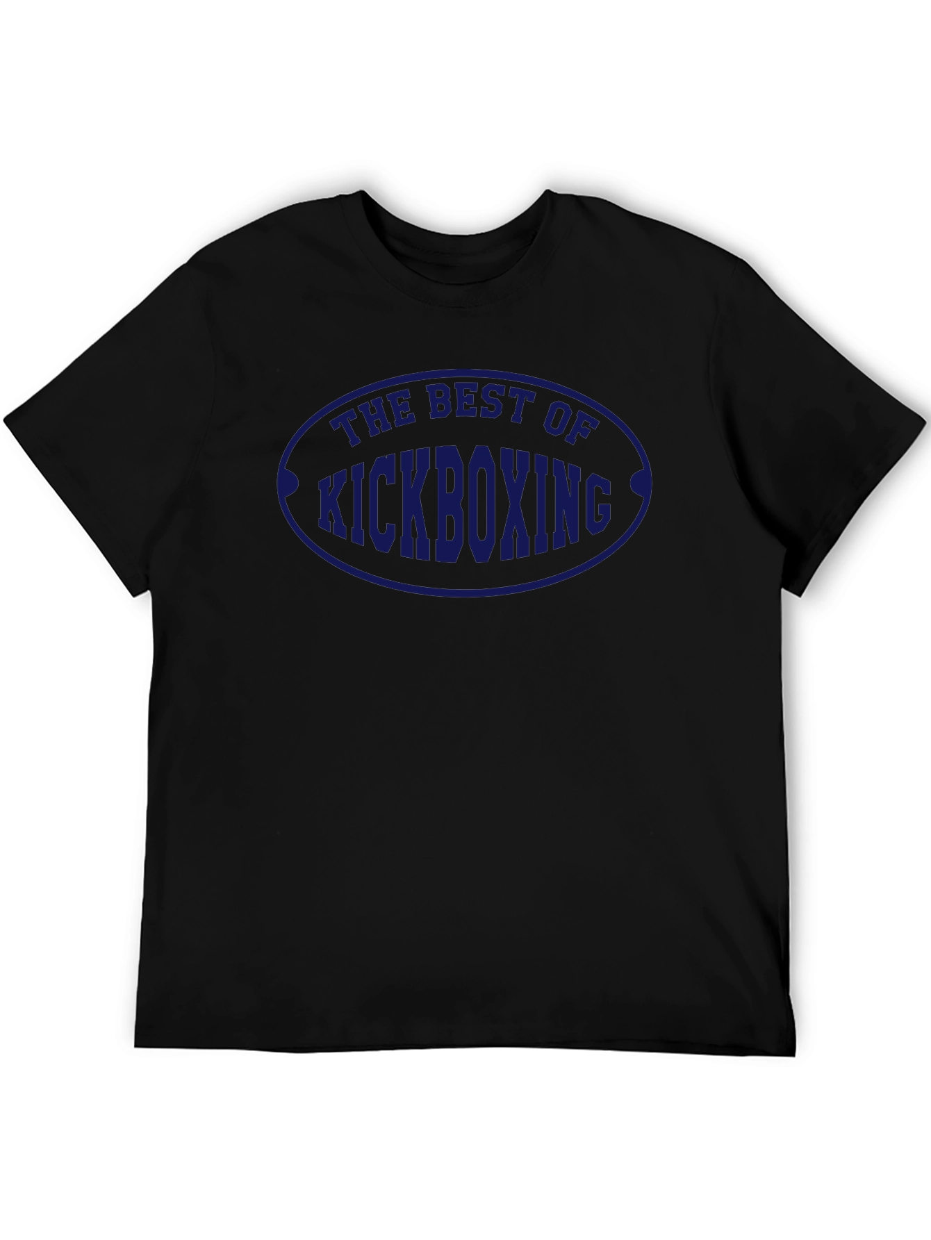 Kickboxing Graphic Print Tee - Comfortable Crew Neck
