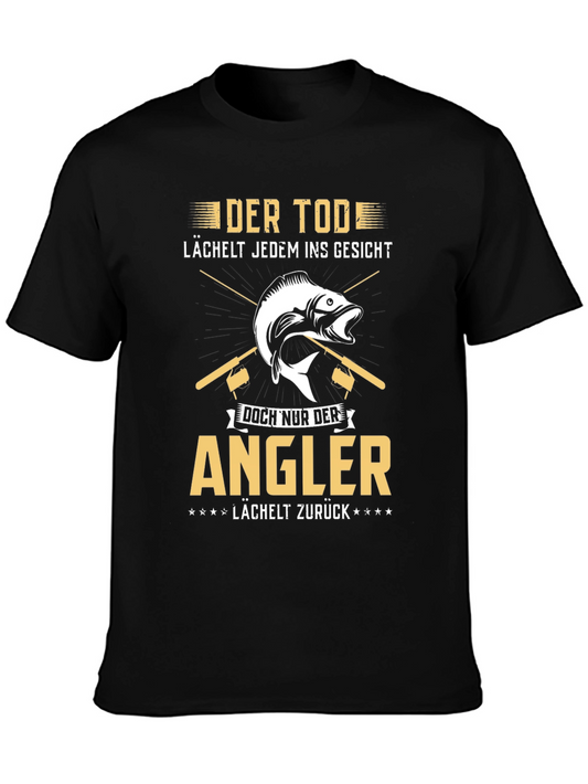 Angler T-Shirt - Death Smiles Anglers Smile Back