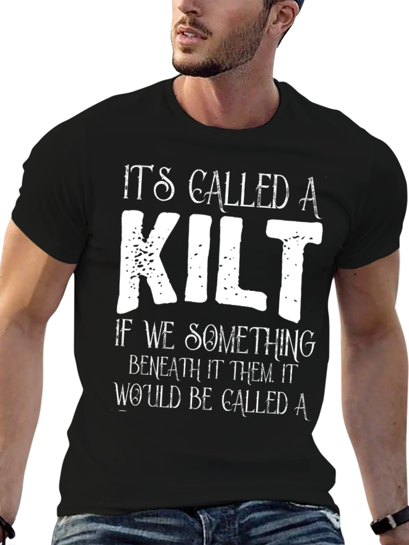 Funny Scottish Kilt T-Shirt
