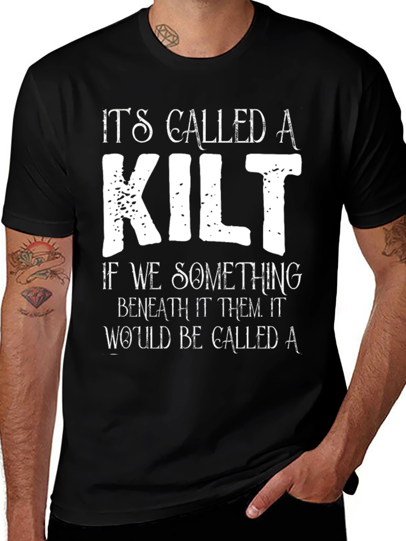 Funny Scottish Kilt T-Shirt