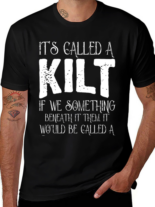 Funny Scottish Kilt T-Shirt