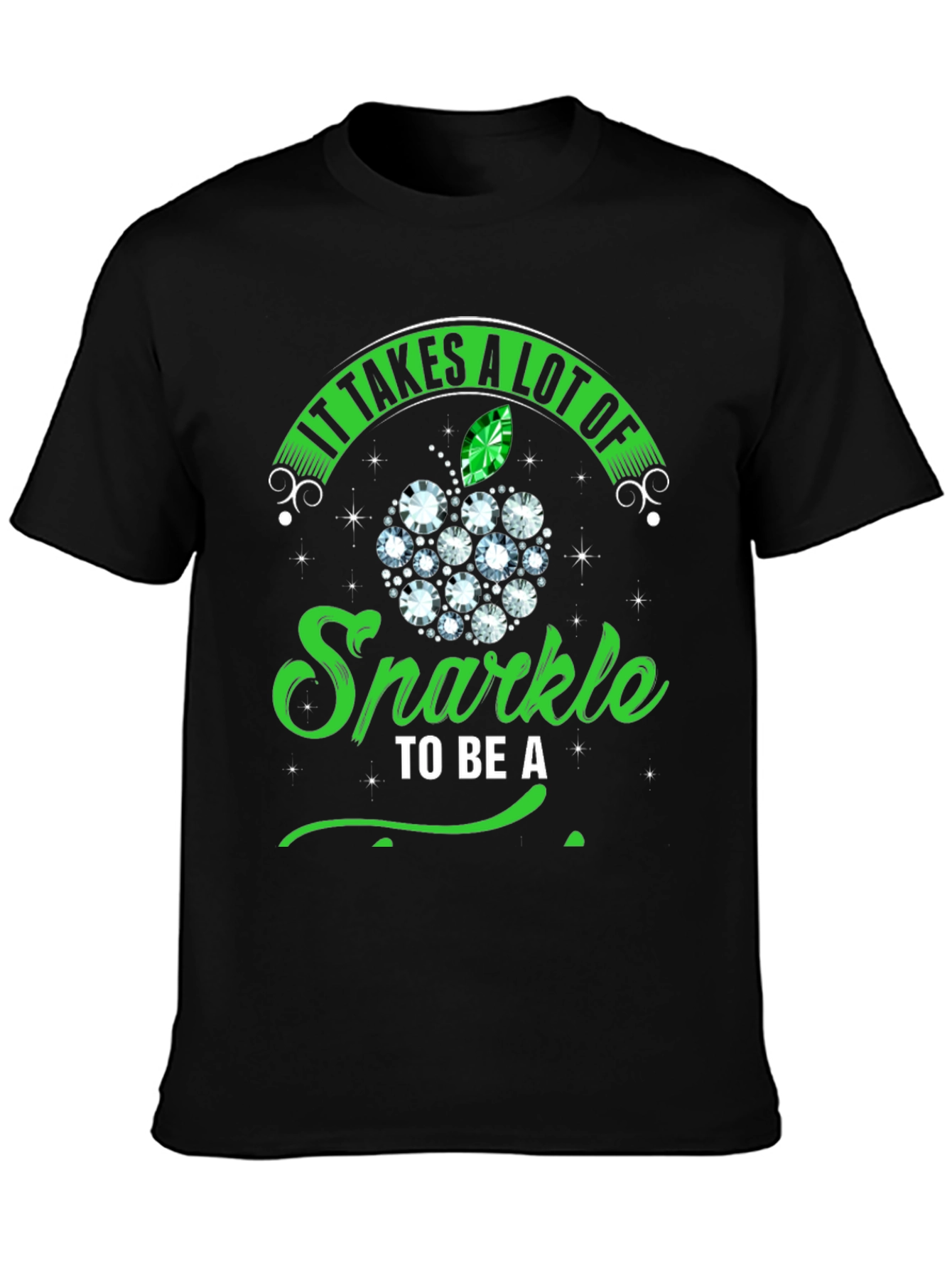 Sparkle Apple T-Shirt: Teacher Appreciation Tee