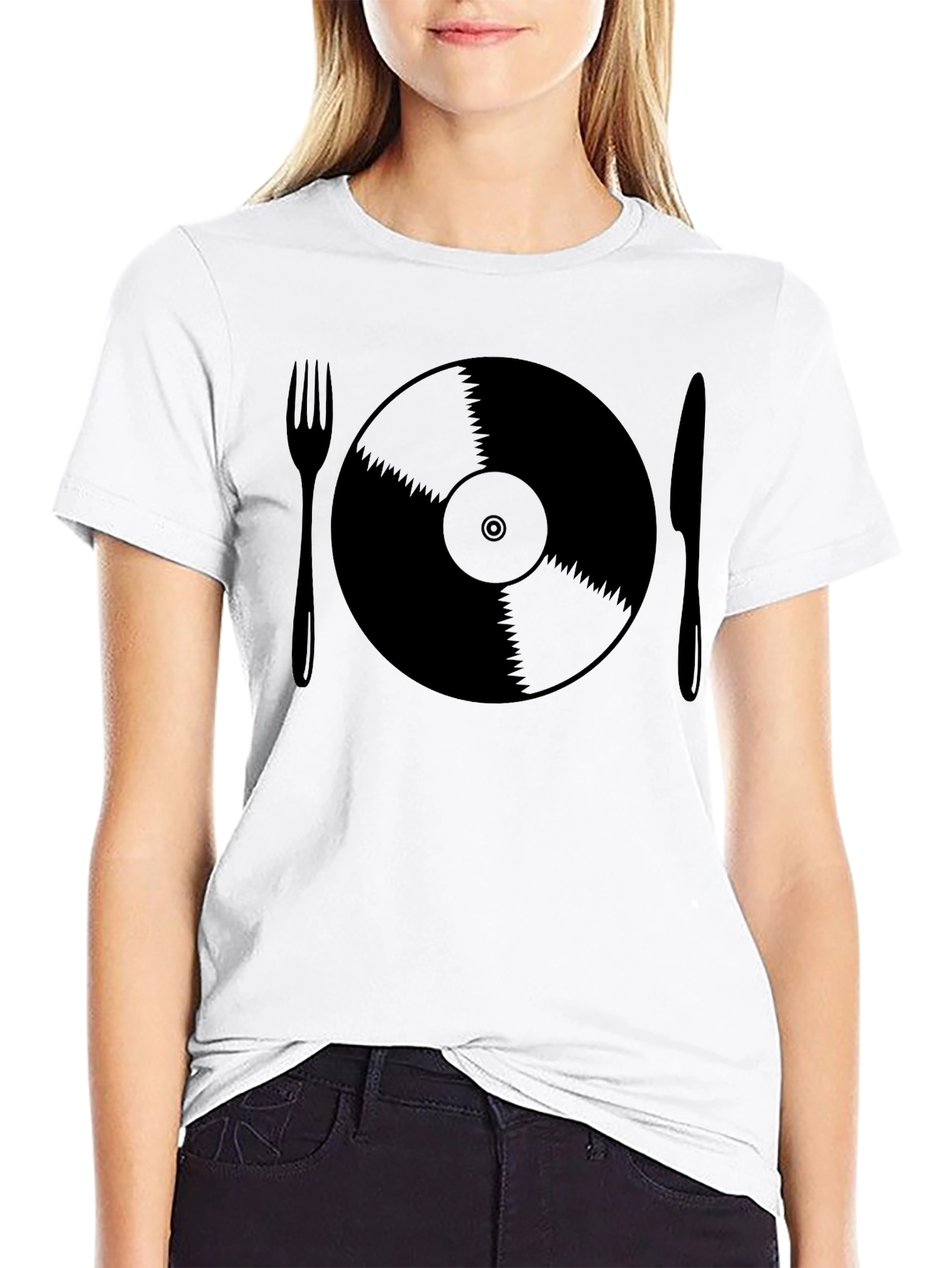 Vinyl Record Dinner T-Shirt