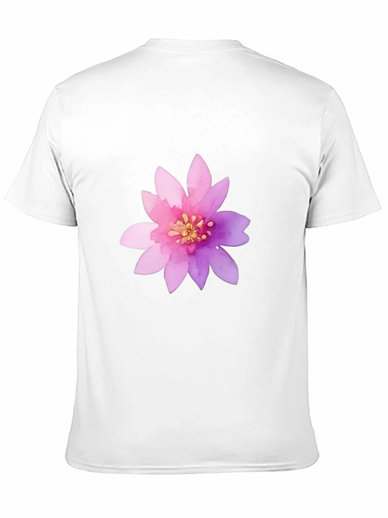 Floral Graphic Print Crew Neck T-Shirt