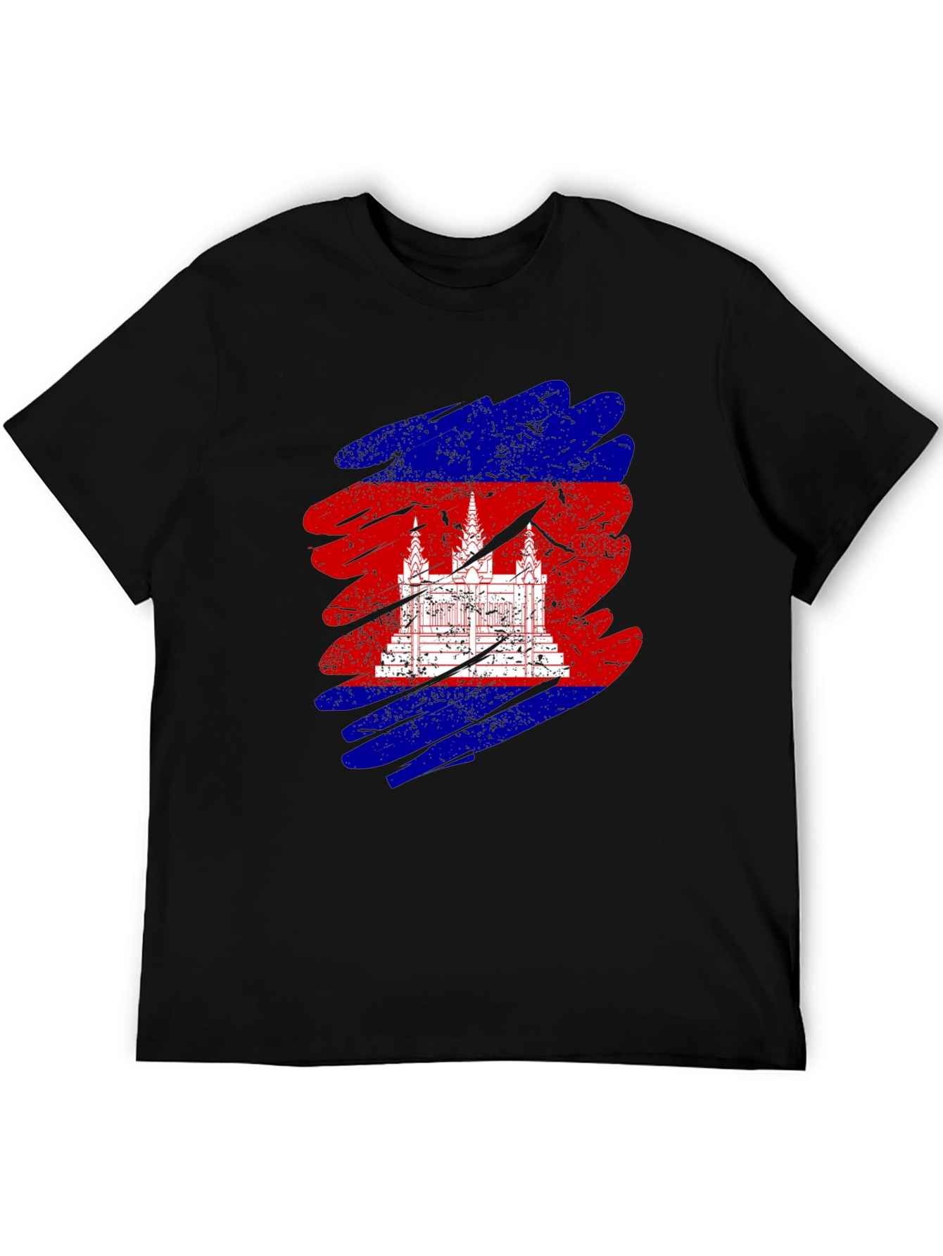 Cambodia Flag Graphic T-Shirt