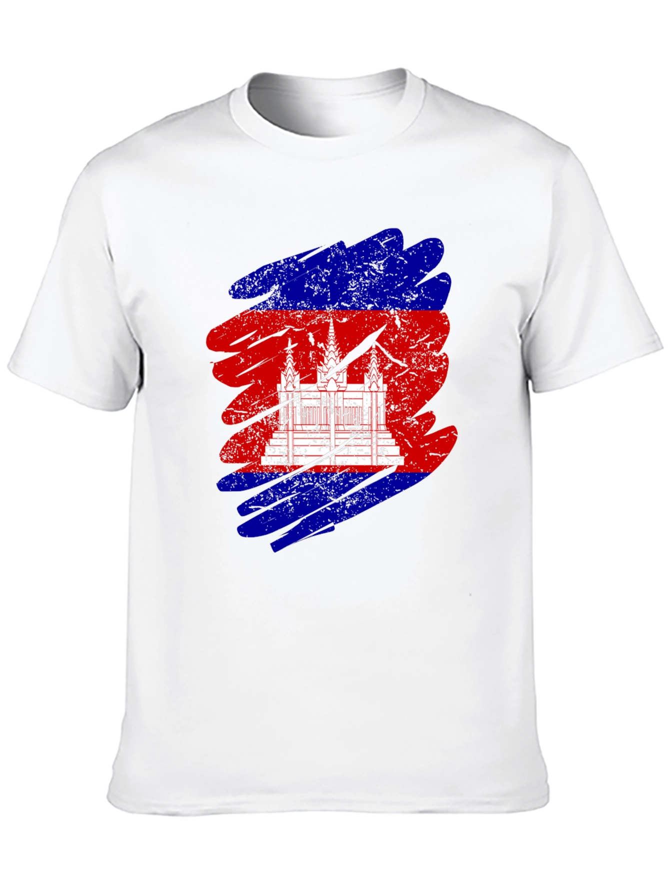 Cambodia Flag Graphic T-Shirt