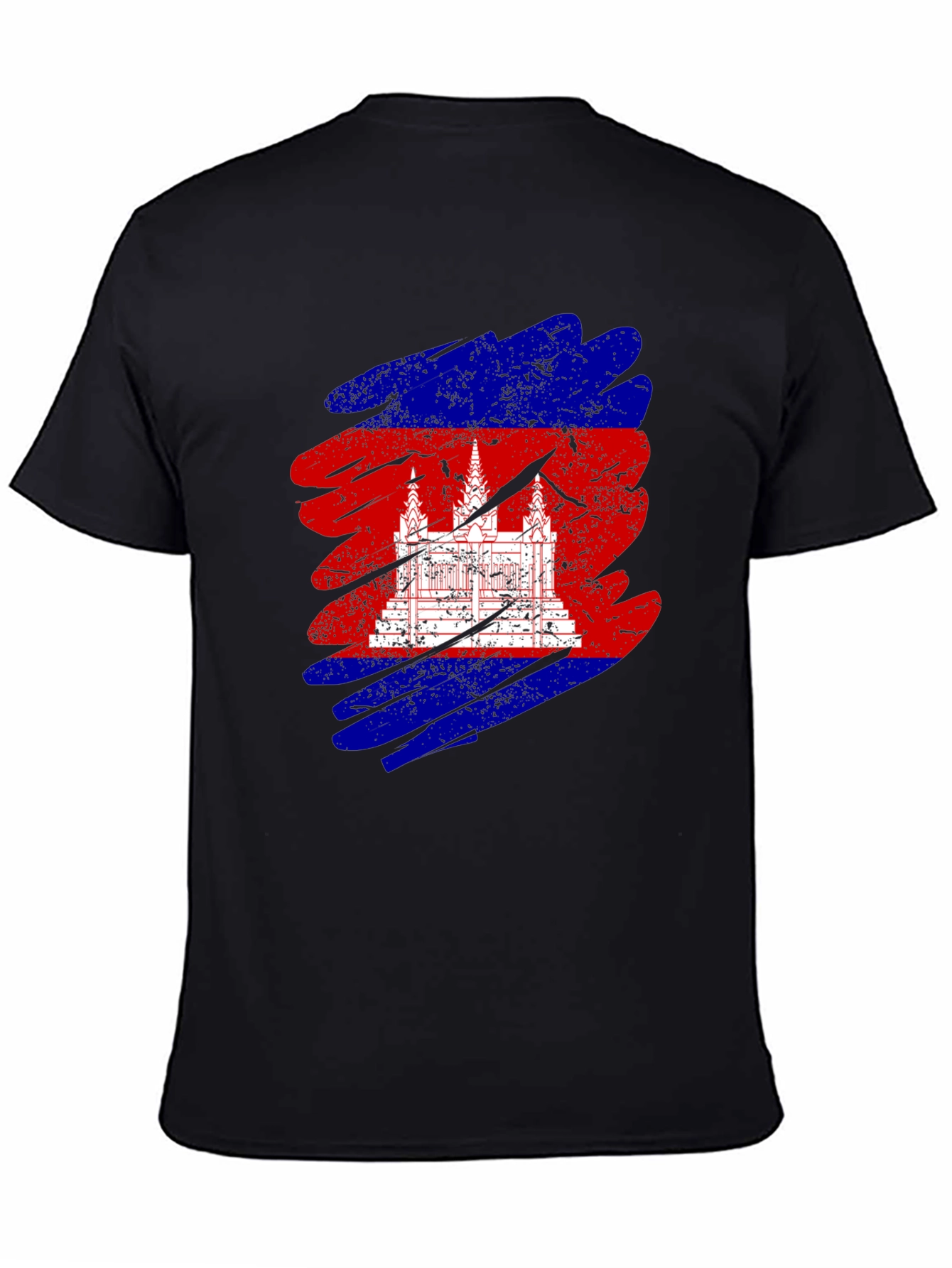 Cambodia Flag Graphic T-Shirt