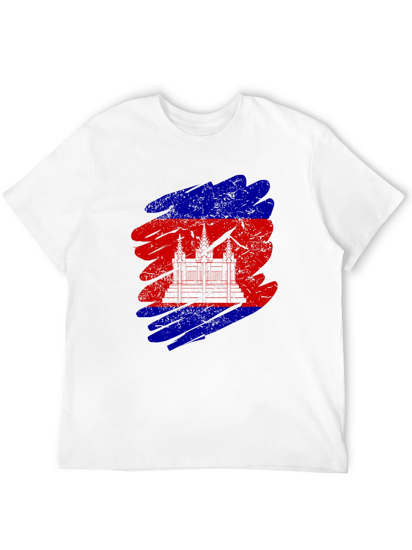 Cambodia Flag Graphic T-Shirt