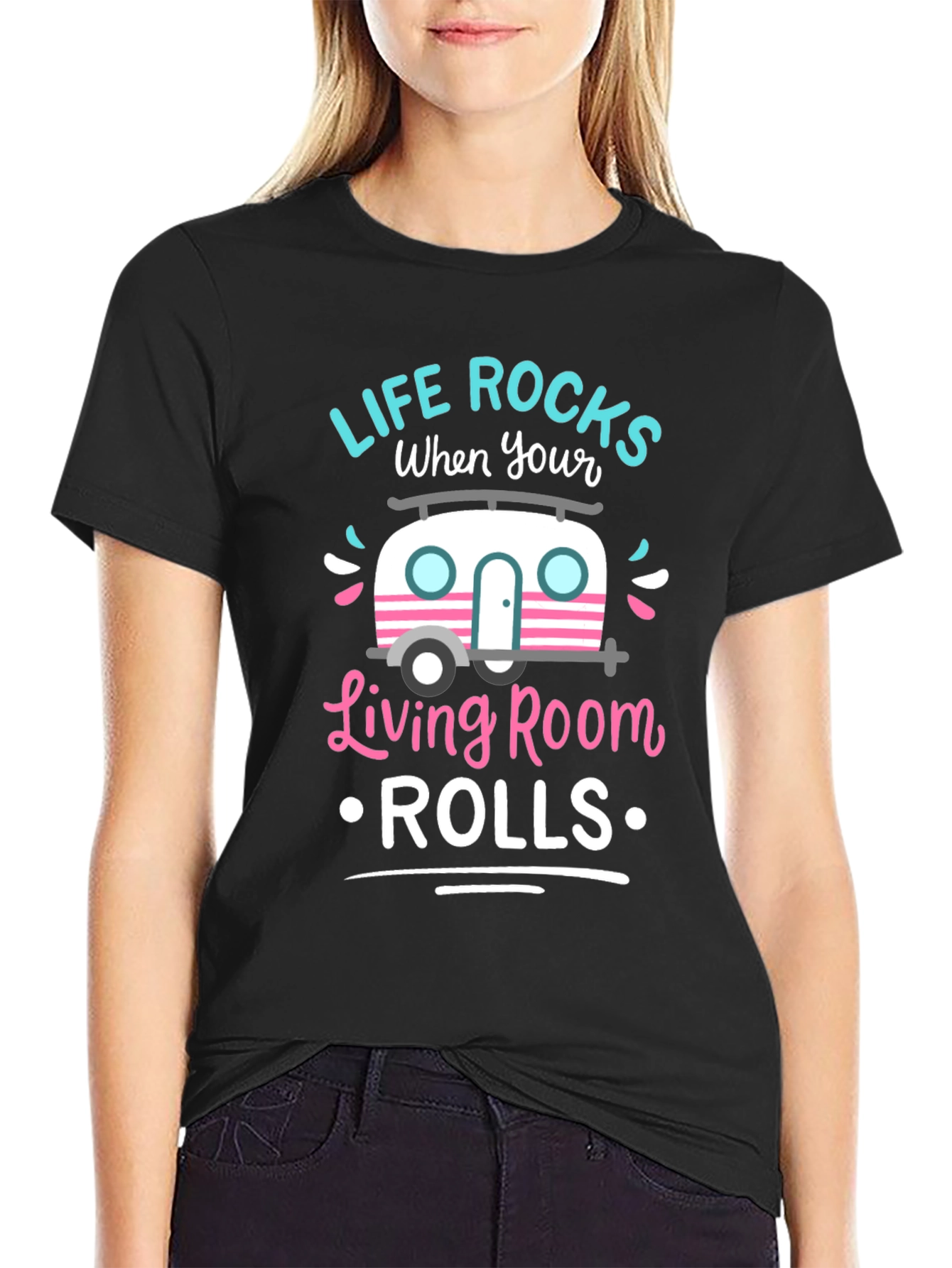 Life Rocks When Your Living Room Rolls T-Shirt
