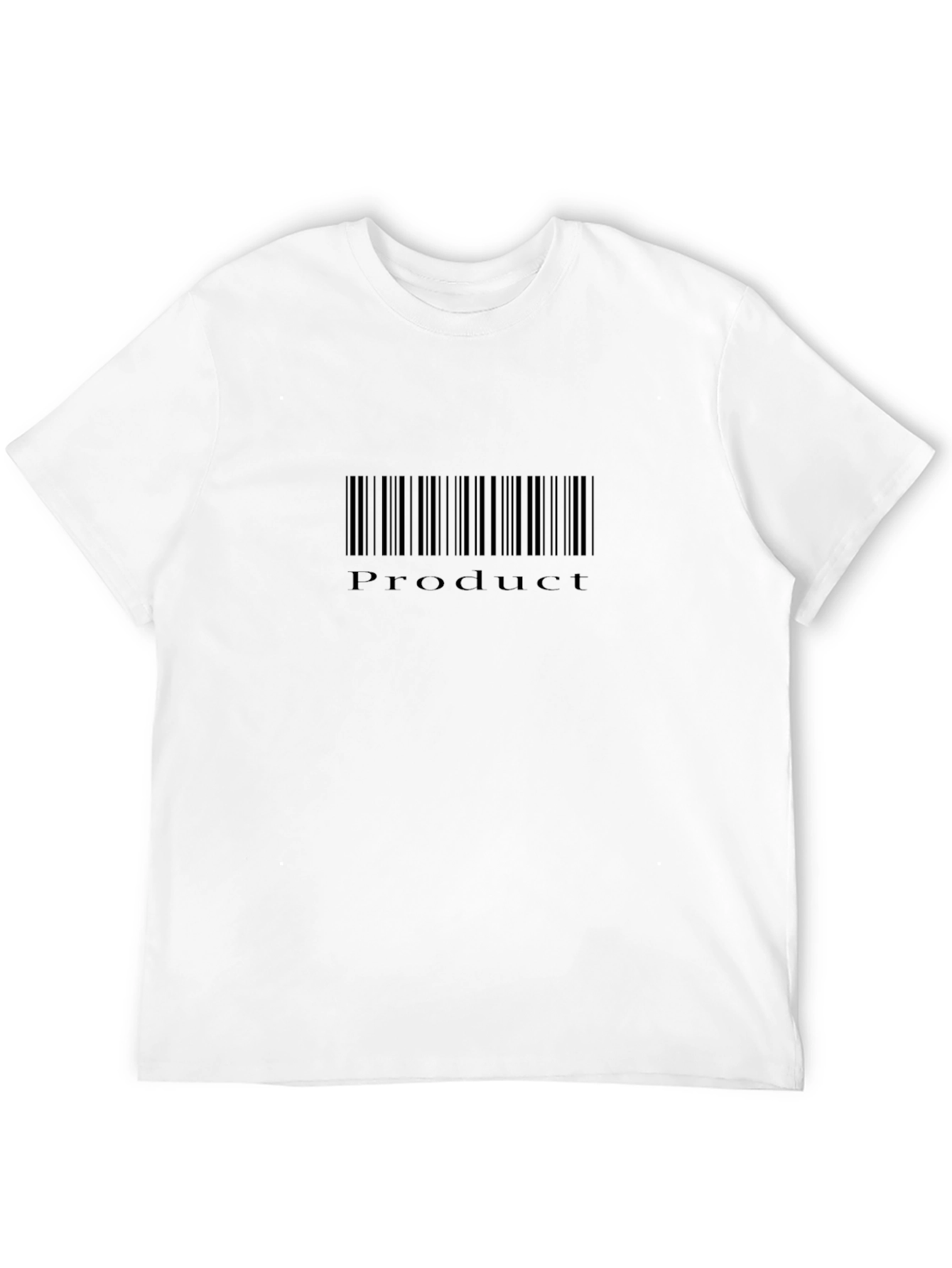 Product Barcode Graphic Tee - Black