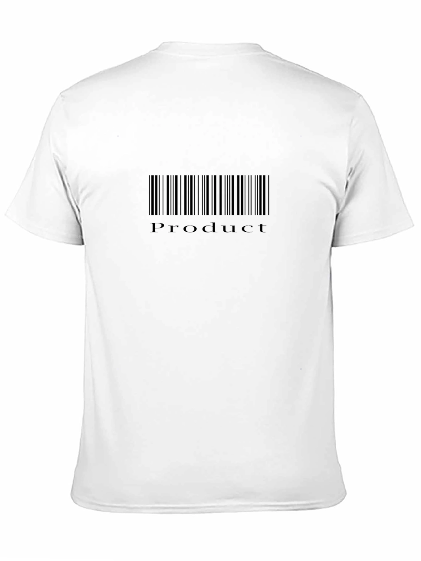 Product Barcode Graphic Tee - Black