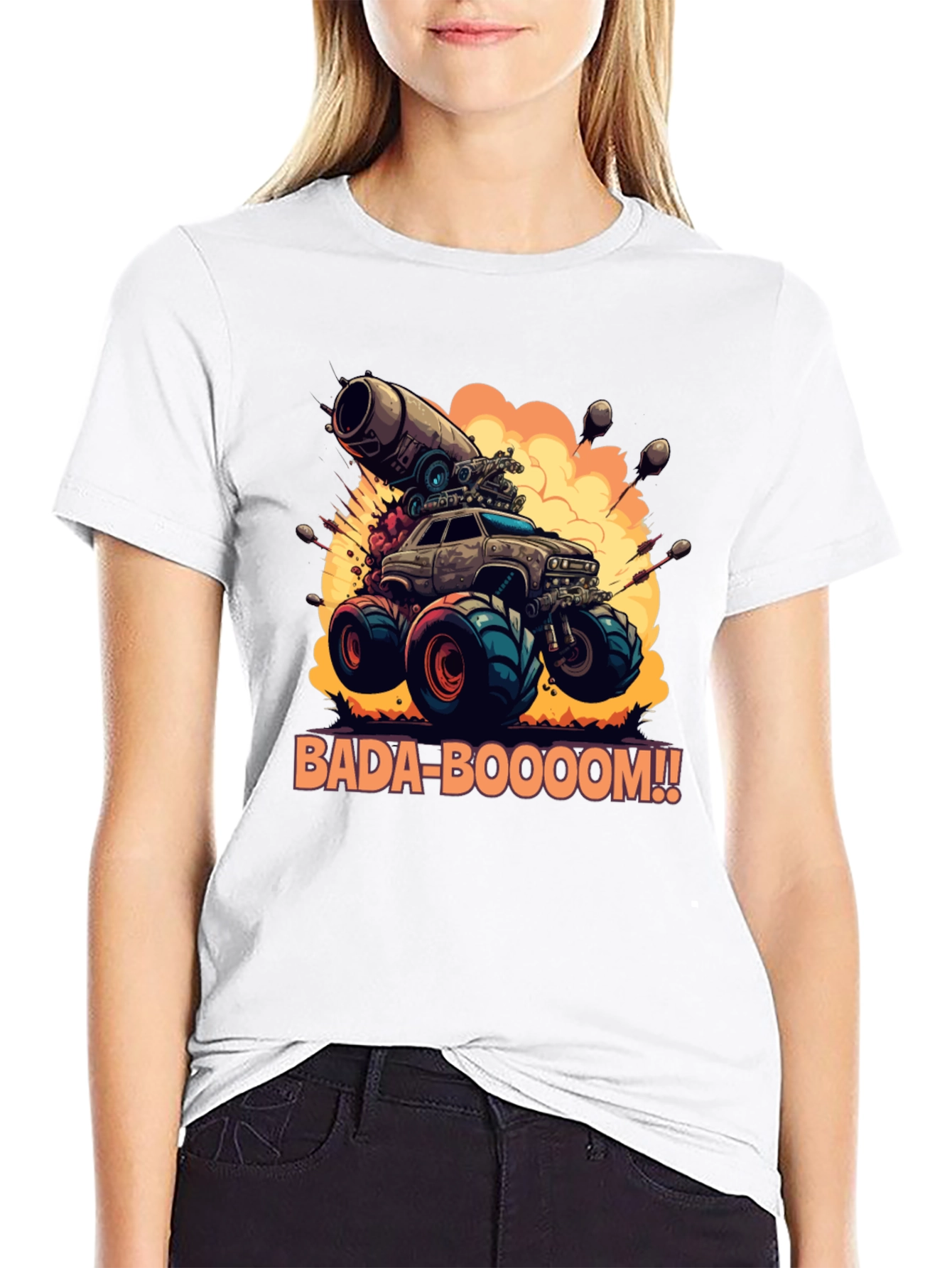 BADA-BOOOOM! Monster Truck T-Shirt