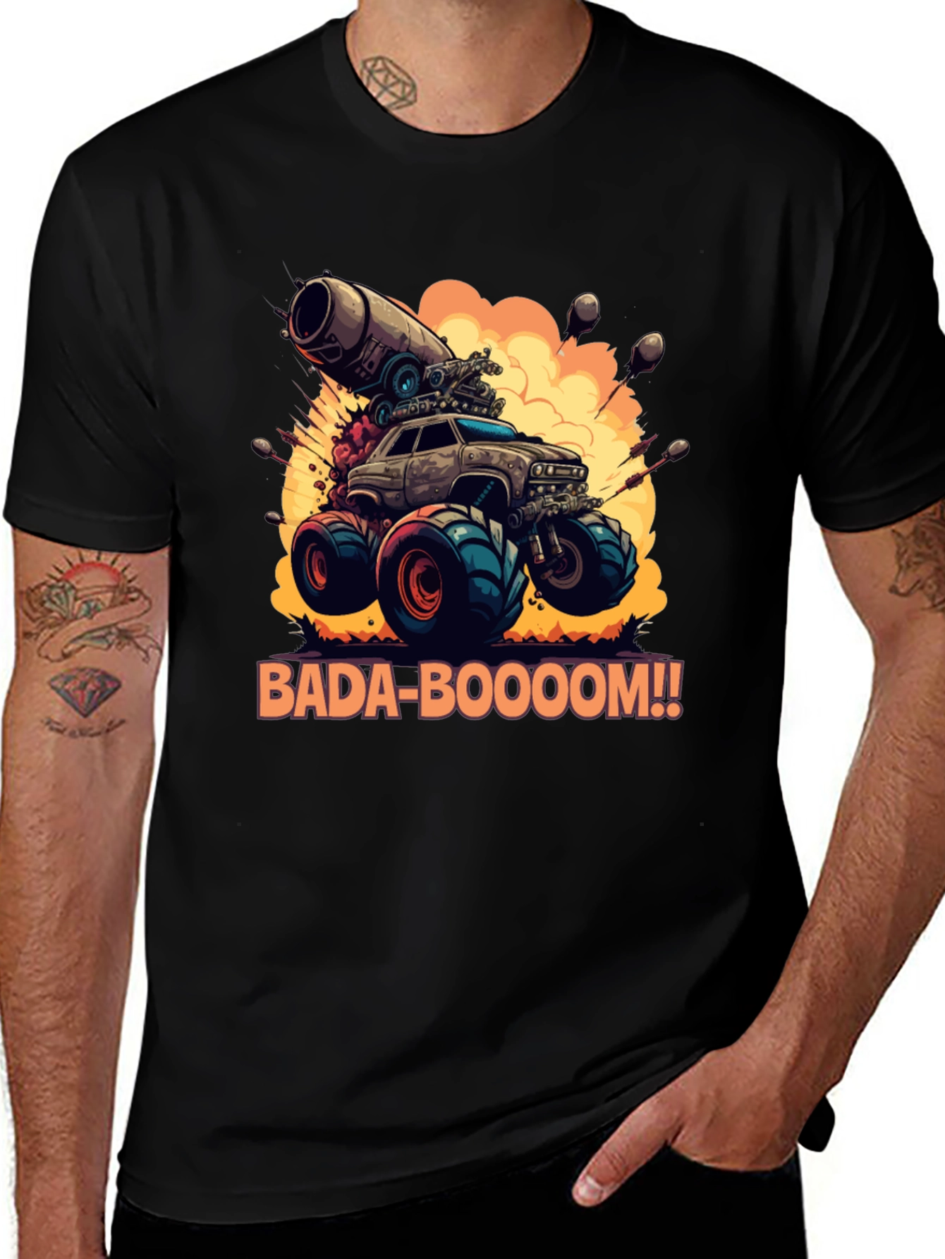 BADA-BOOOOM! Monster Truck T-Shirt