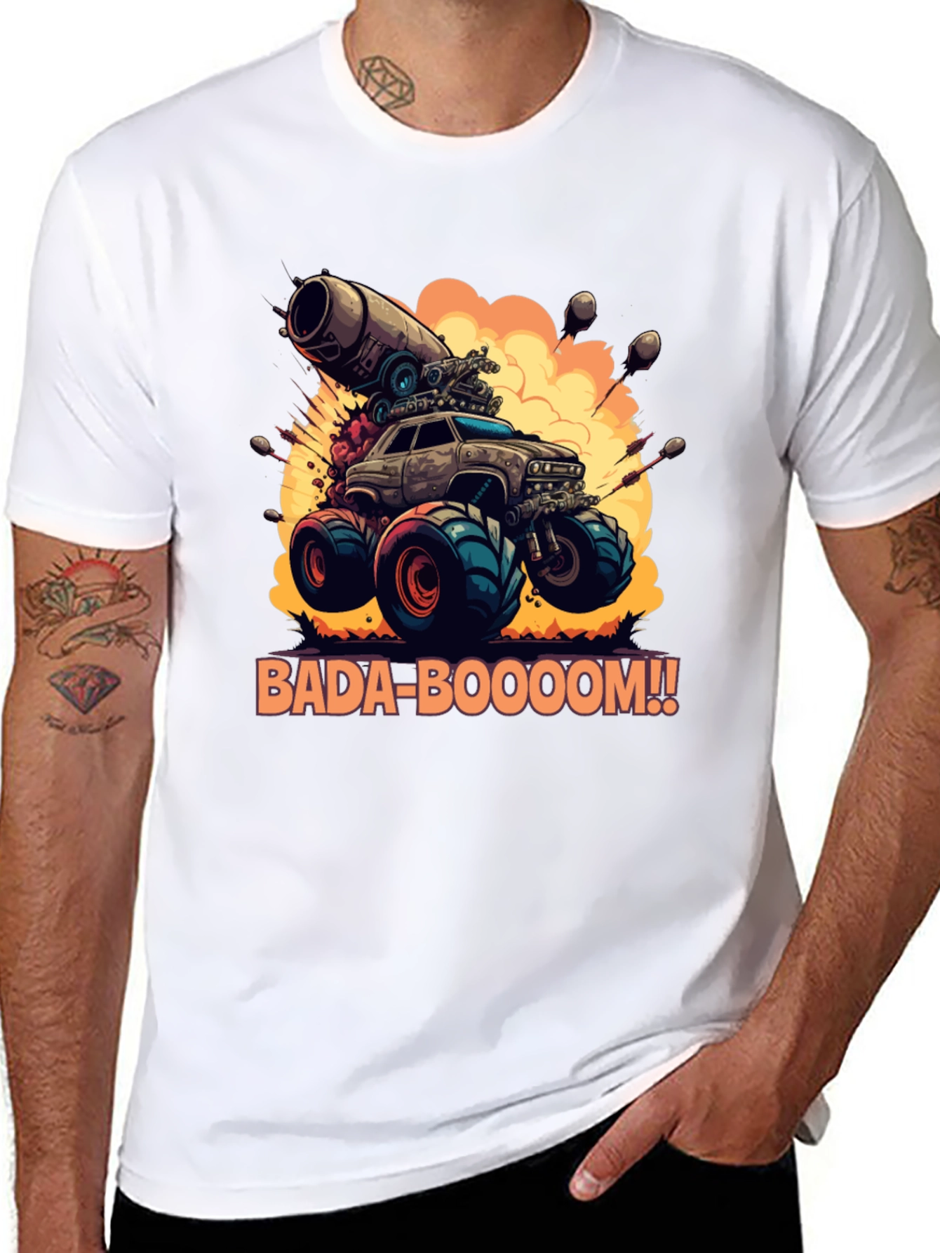 BADA-BOOOOM! Monster Truck T-Shirt