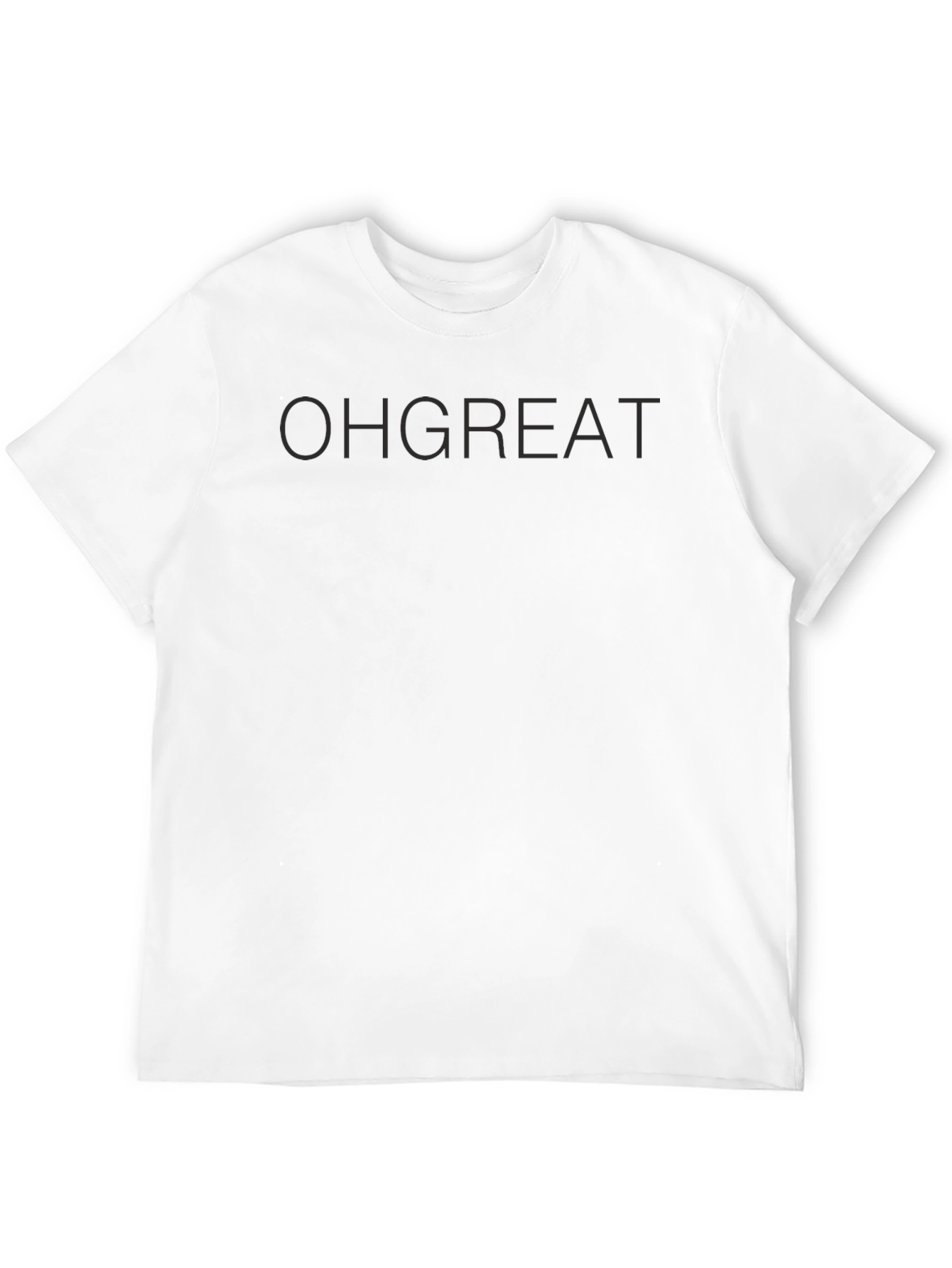 OHGREAT Graphic T-Shirt - Black Crew Neck Tee
