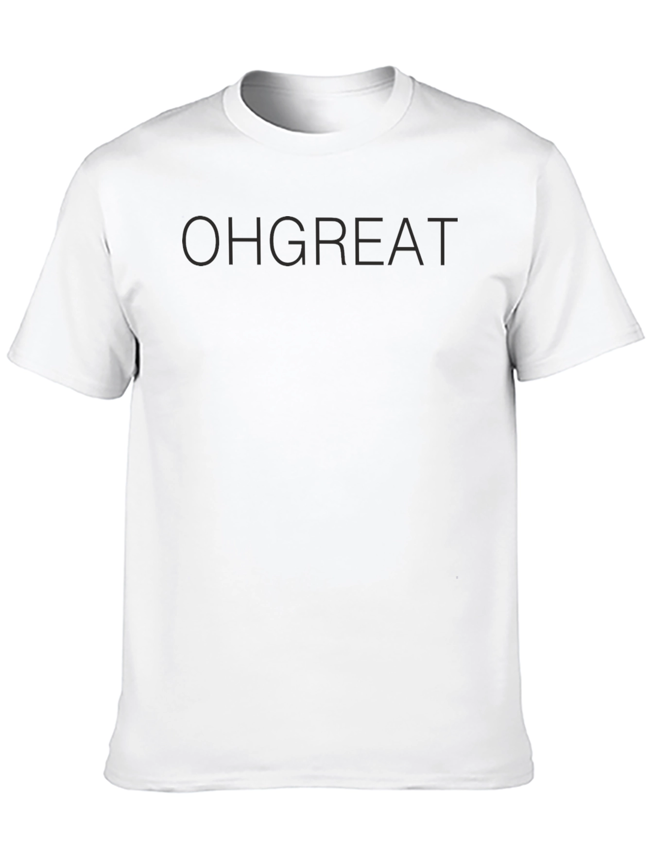 OHGREAT Graphic T-Shirt - Black Crew Neck Tee