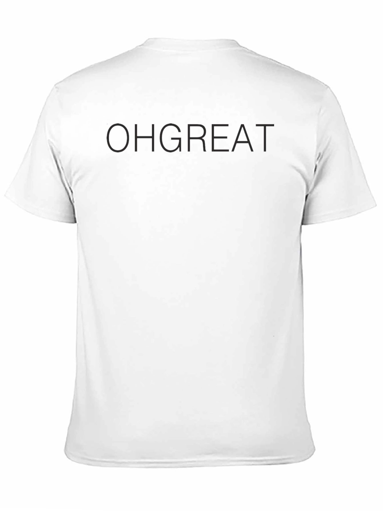 OHGREAT Graphic T-Shirt - Black Crew Neck Tee
