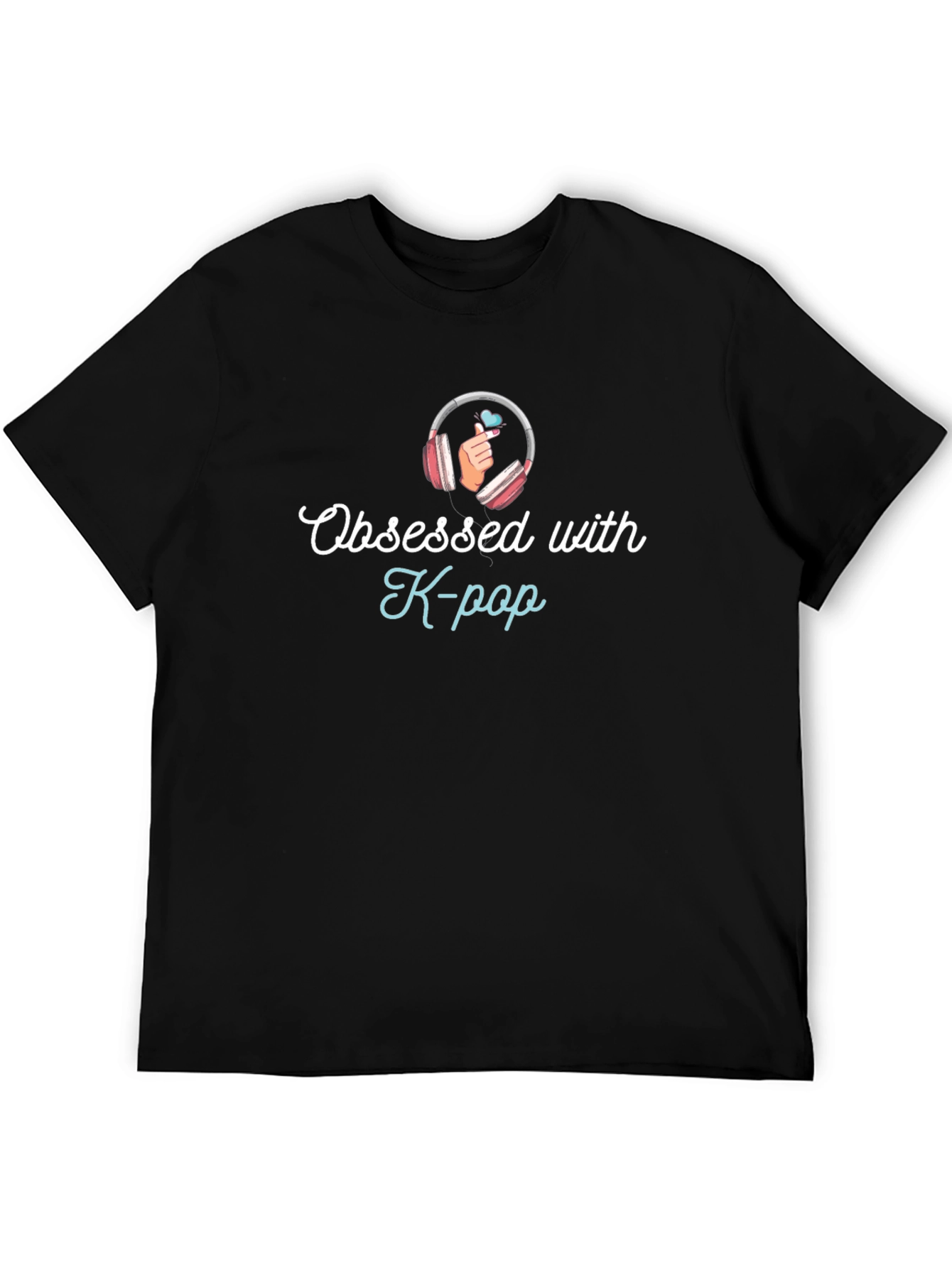 Obsessed with K-Pop Black T-Shirt
