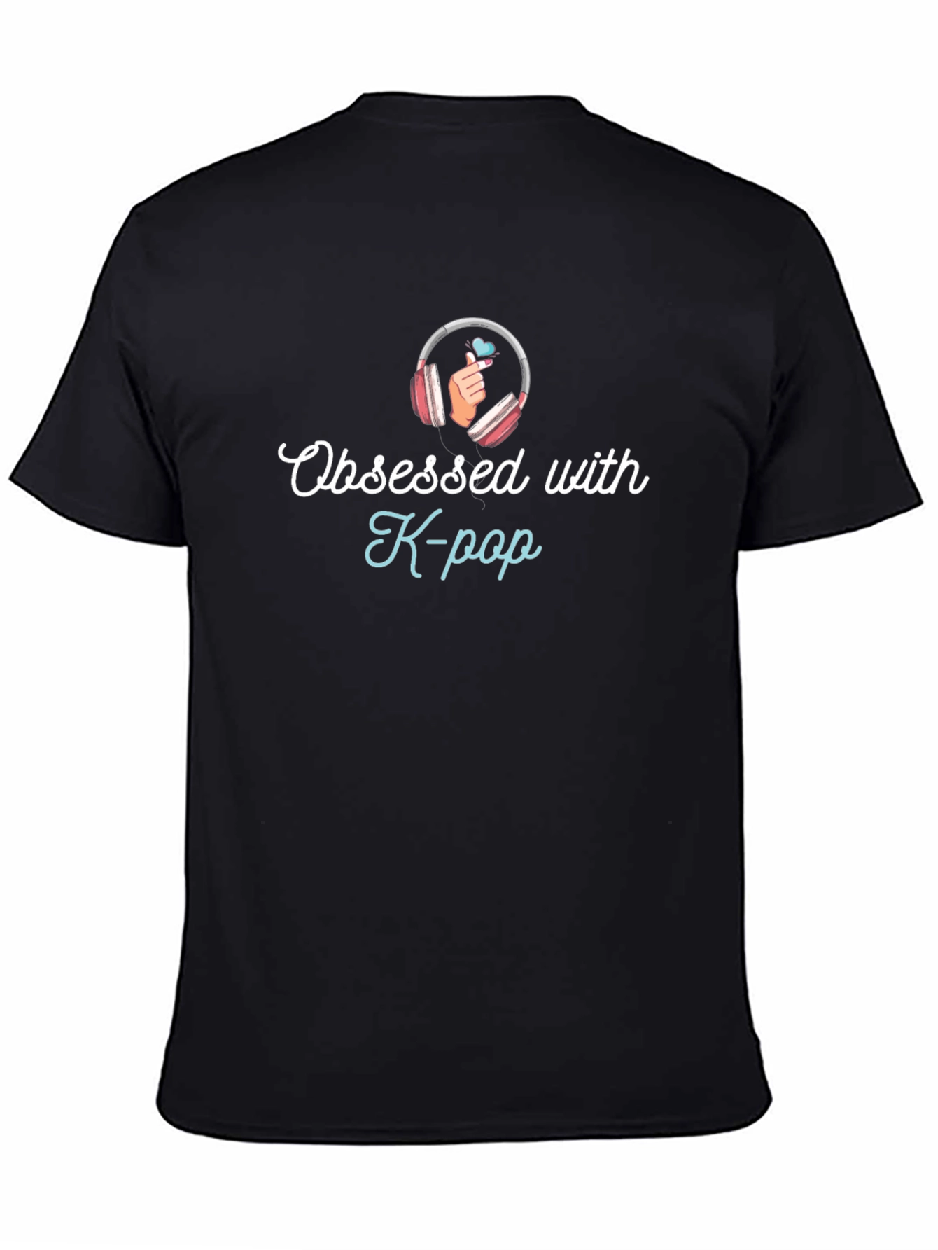 Obsessed with K-Pop Black T-Shirt