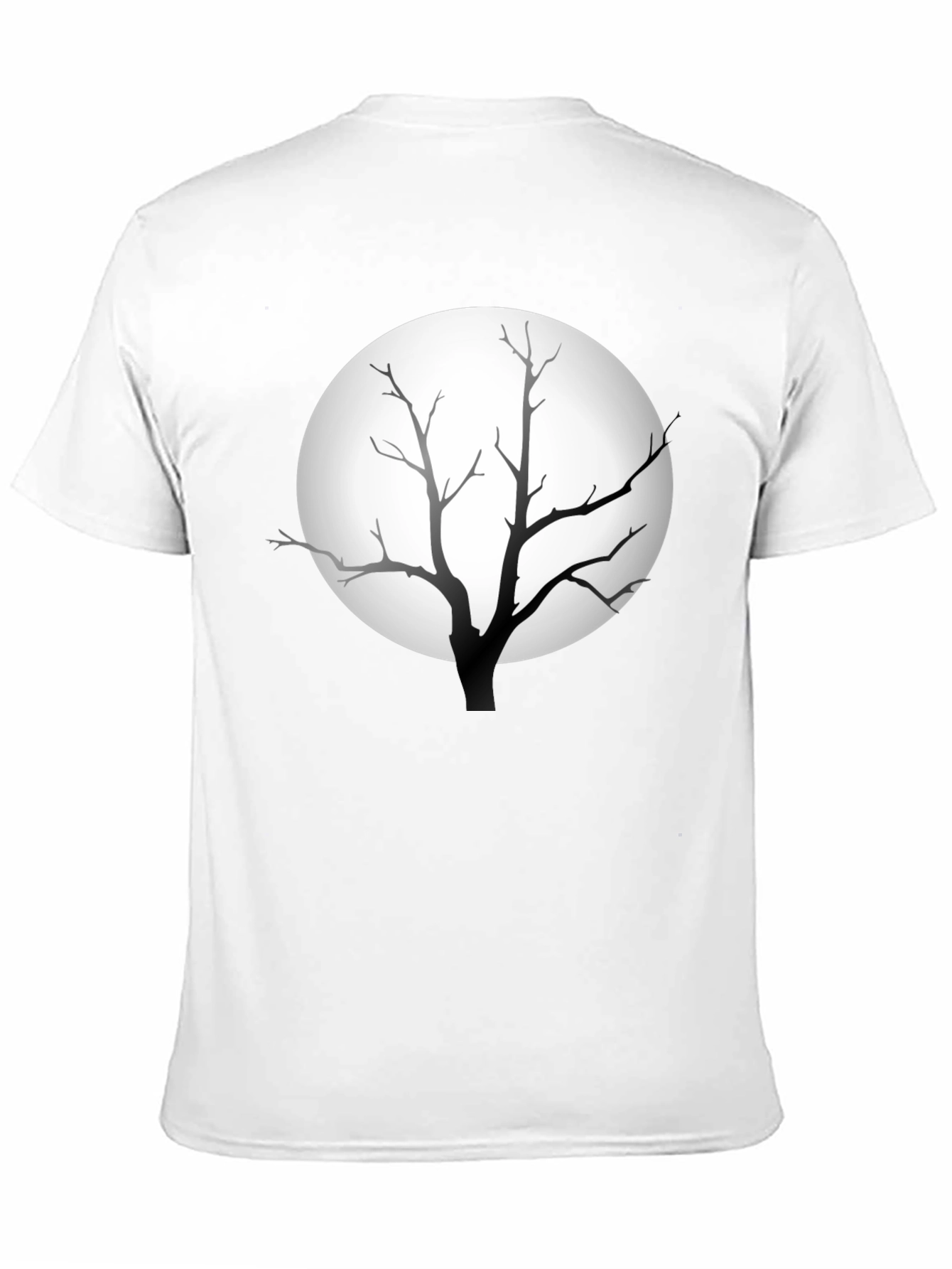Silhouette Tree Moon Graphic Tee