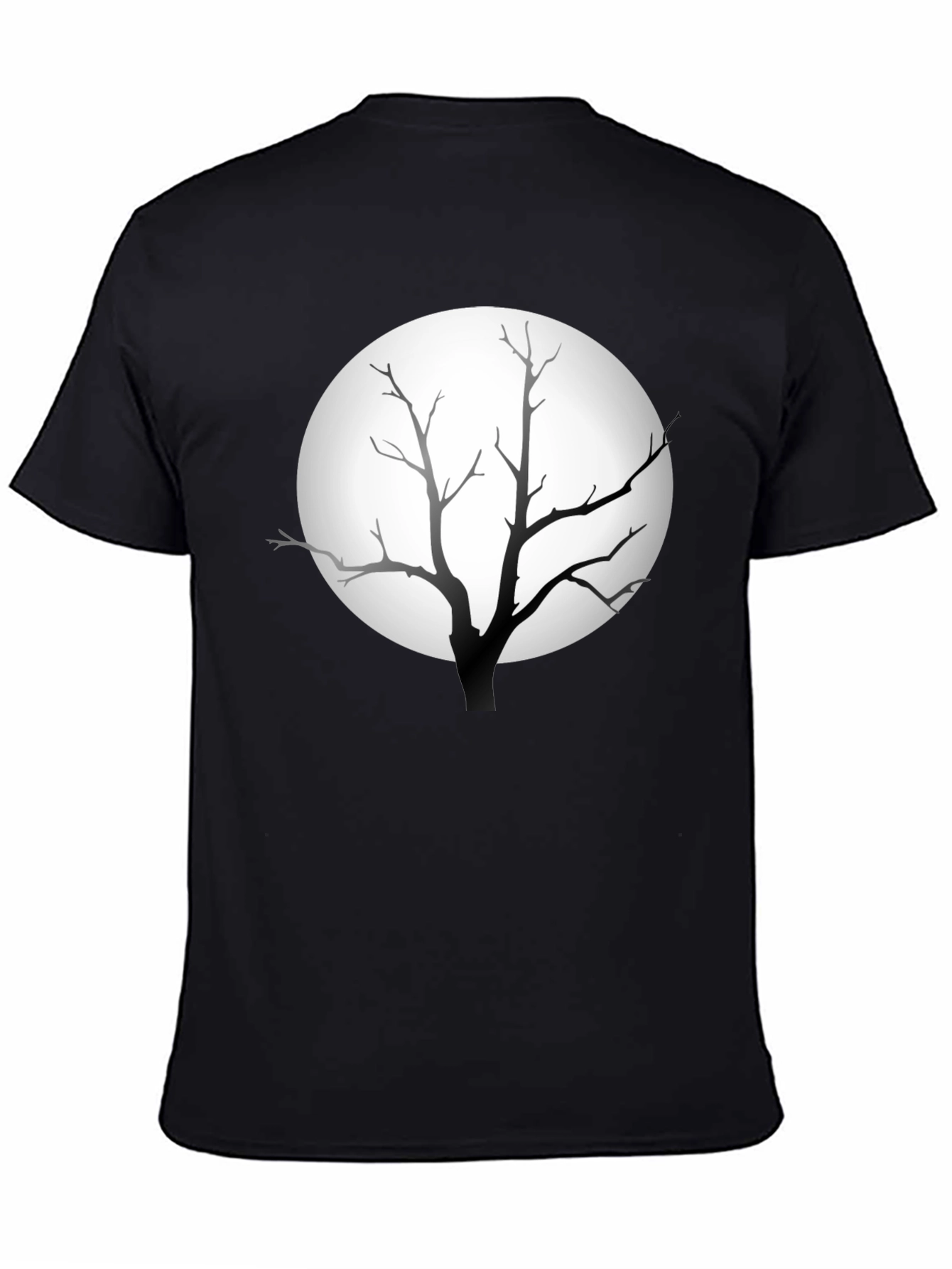 Silhouette Tree Moon Graphic Tee