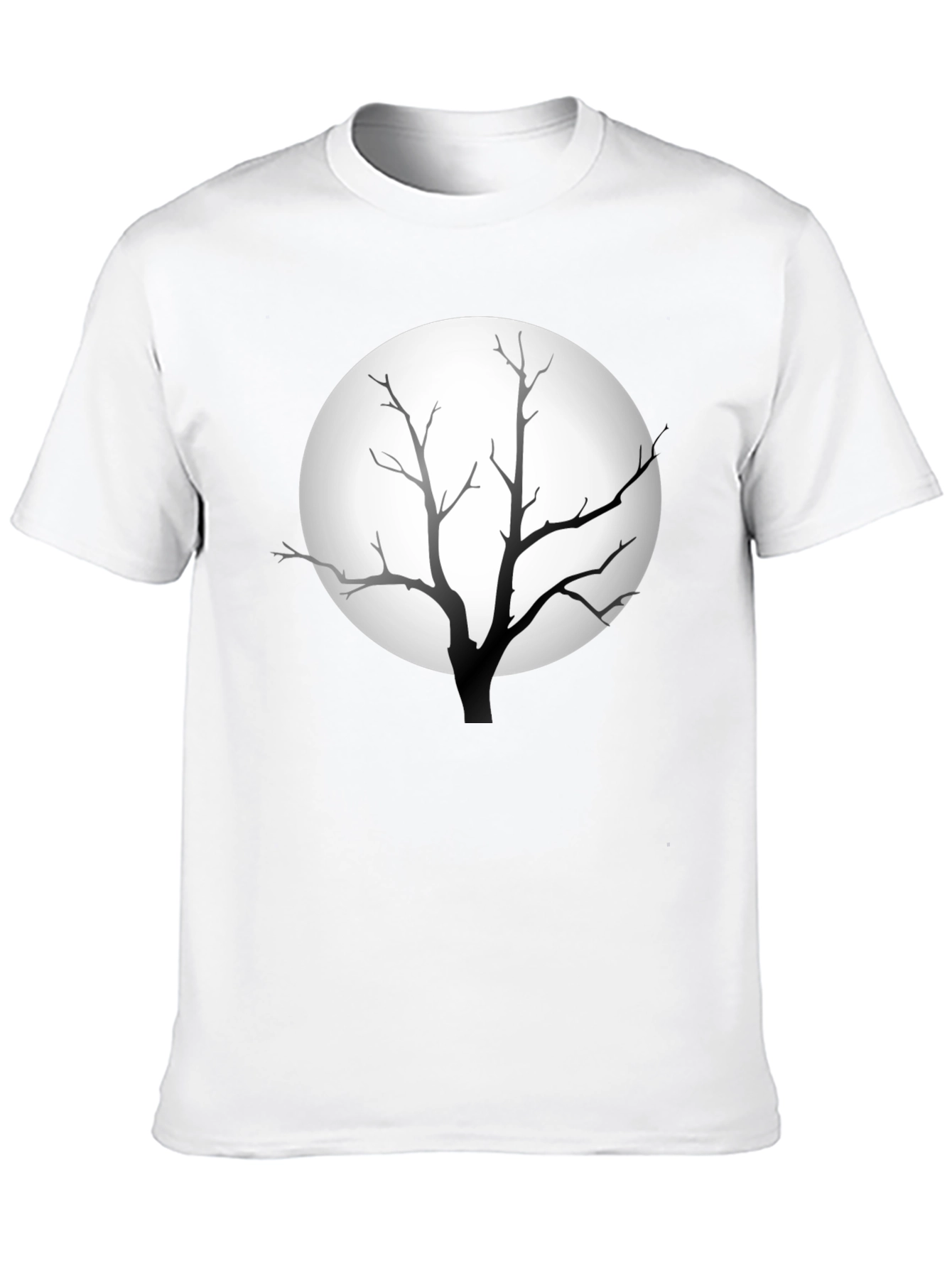 Silhouette Tree Moon Graphic Tee