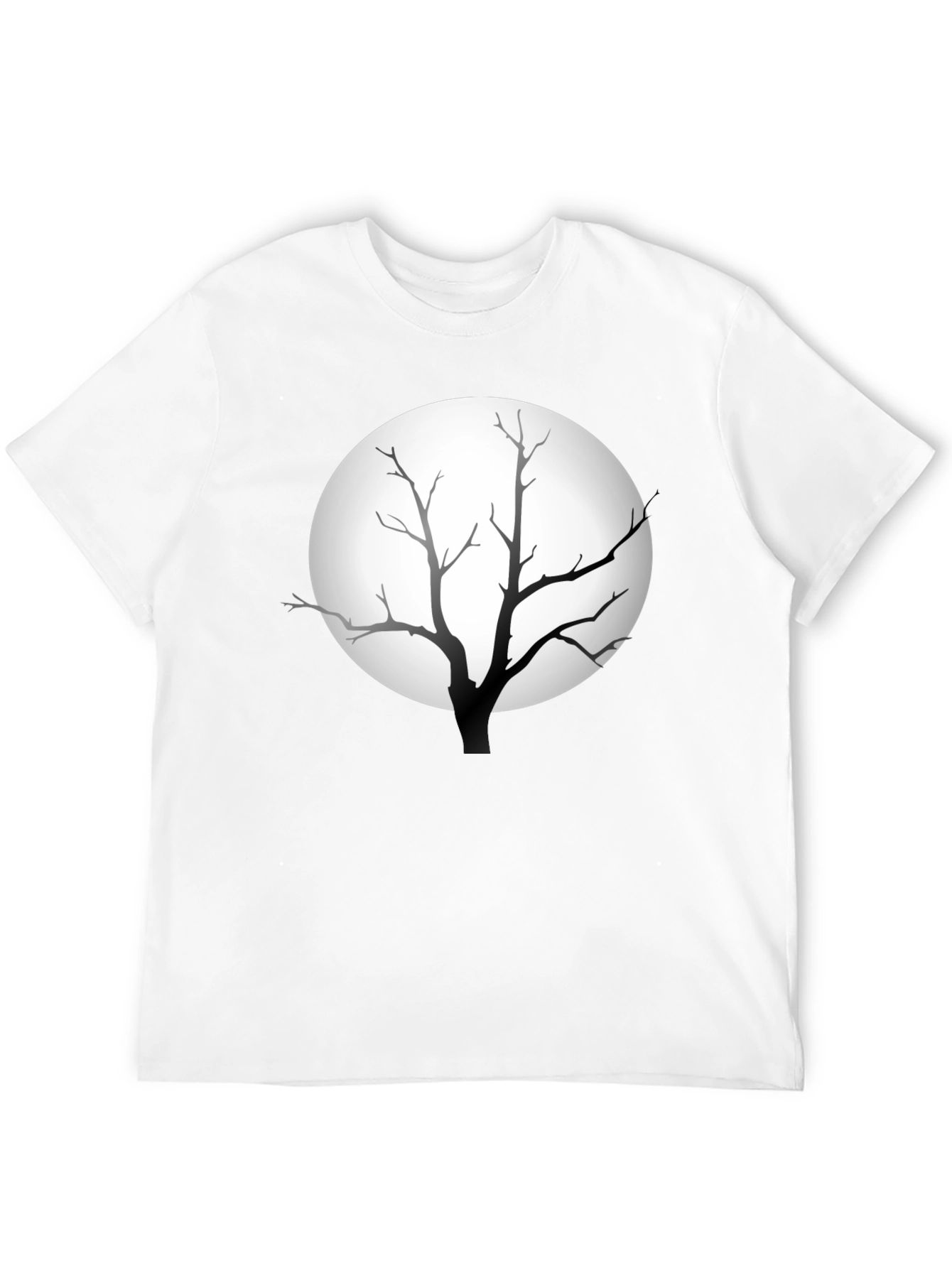 Silhouette Tree Moon Graphic Tee