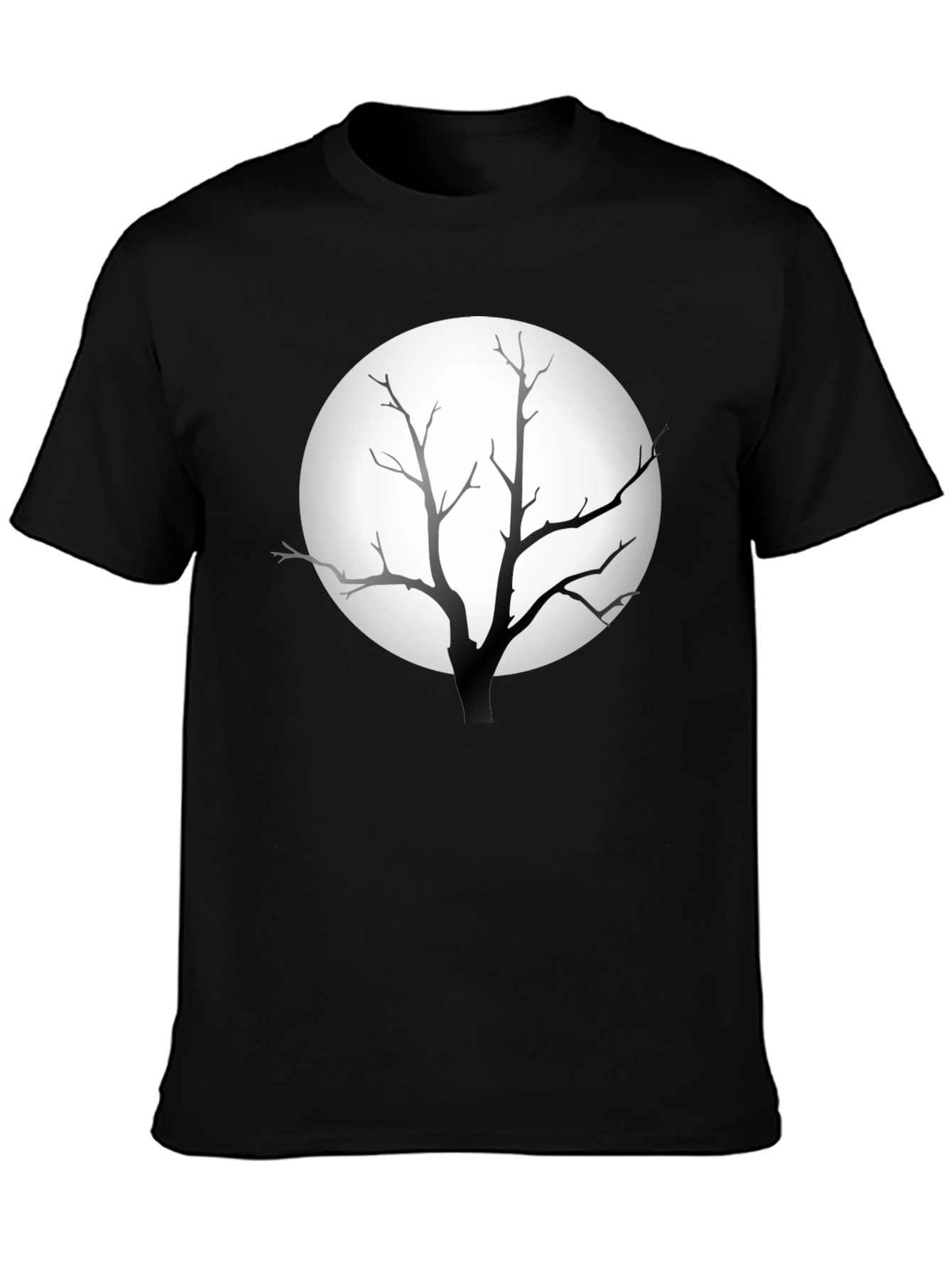 Silhouette Tree Moon Graphic Tee