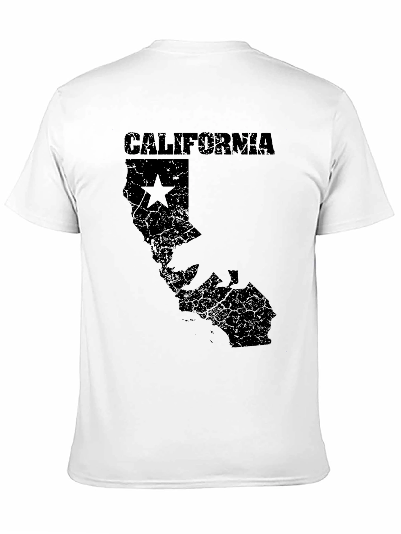 California Map Graphic Tee - Black