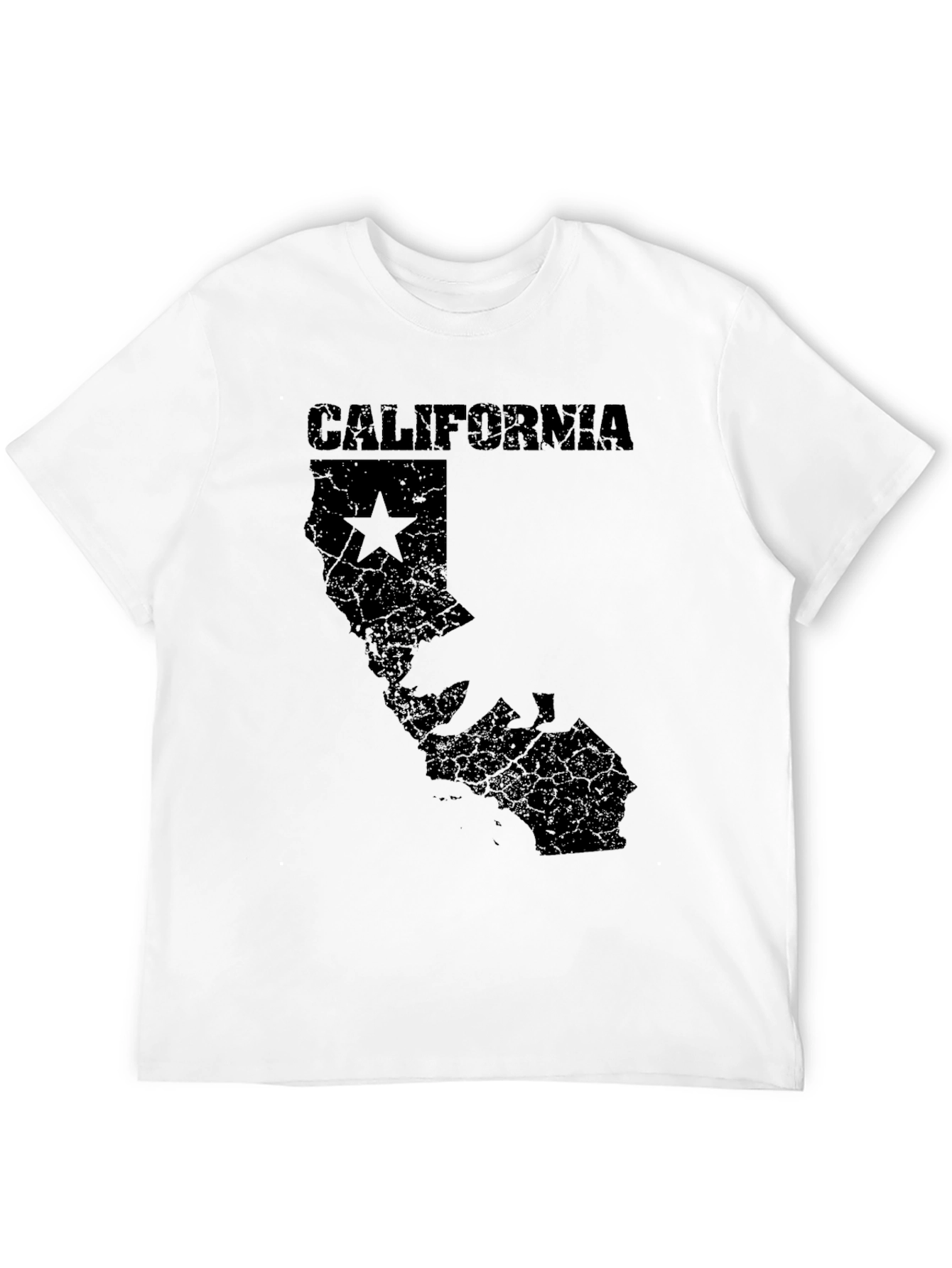 California Map Graphic Tee - Black