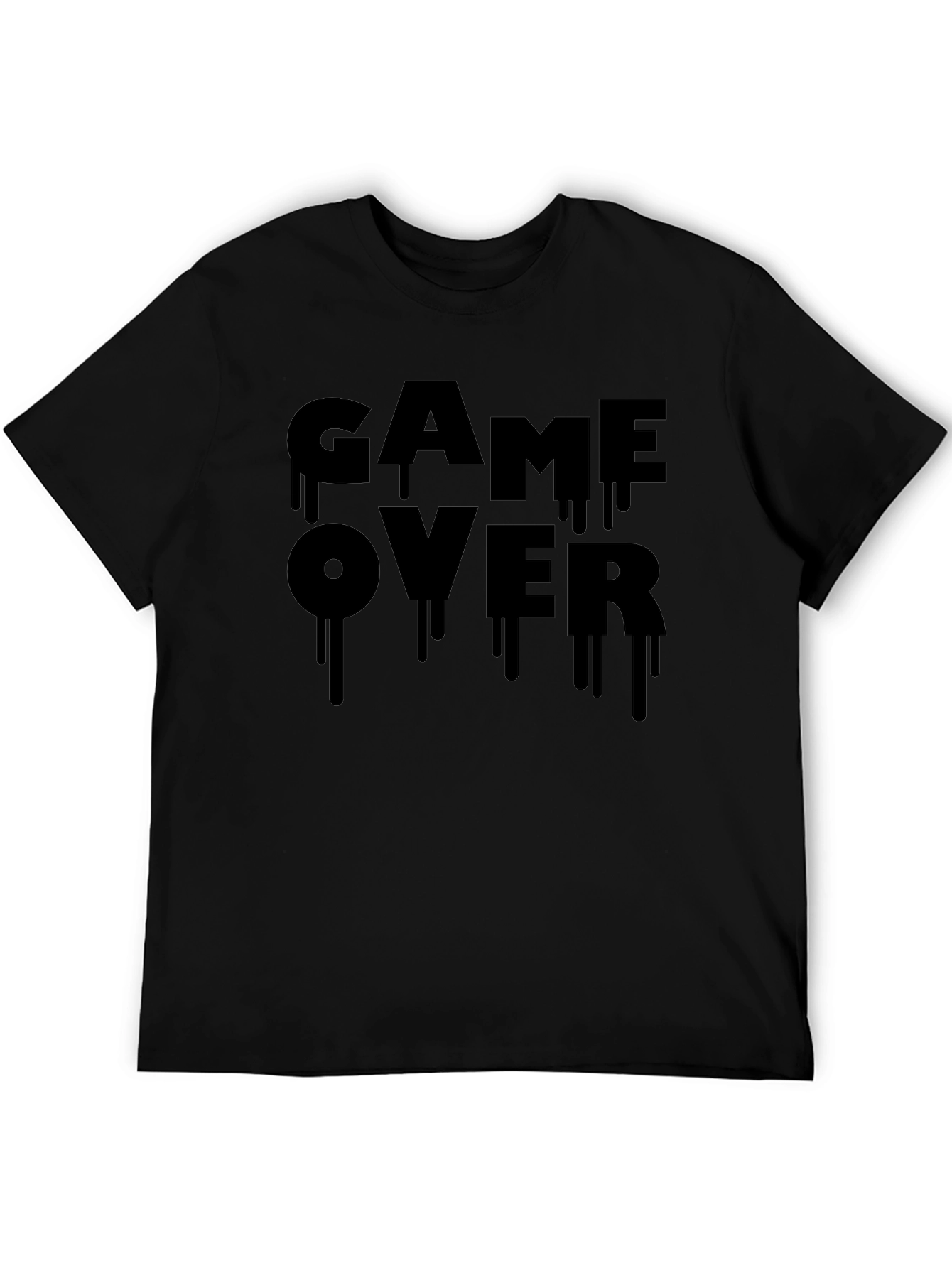 Game Over Drip Graphic T-Shirt