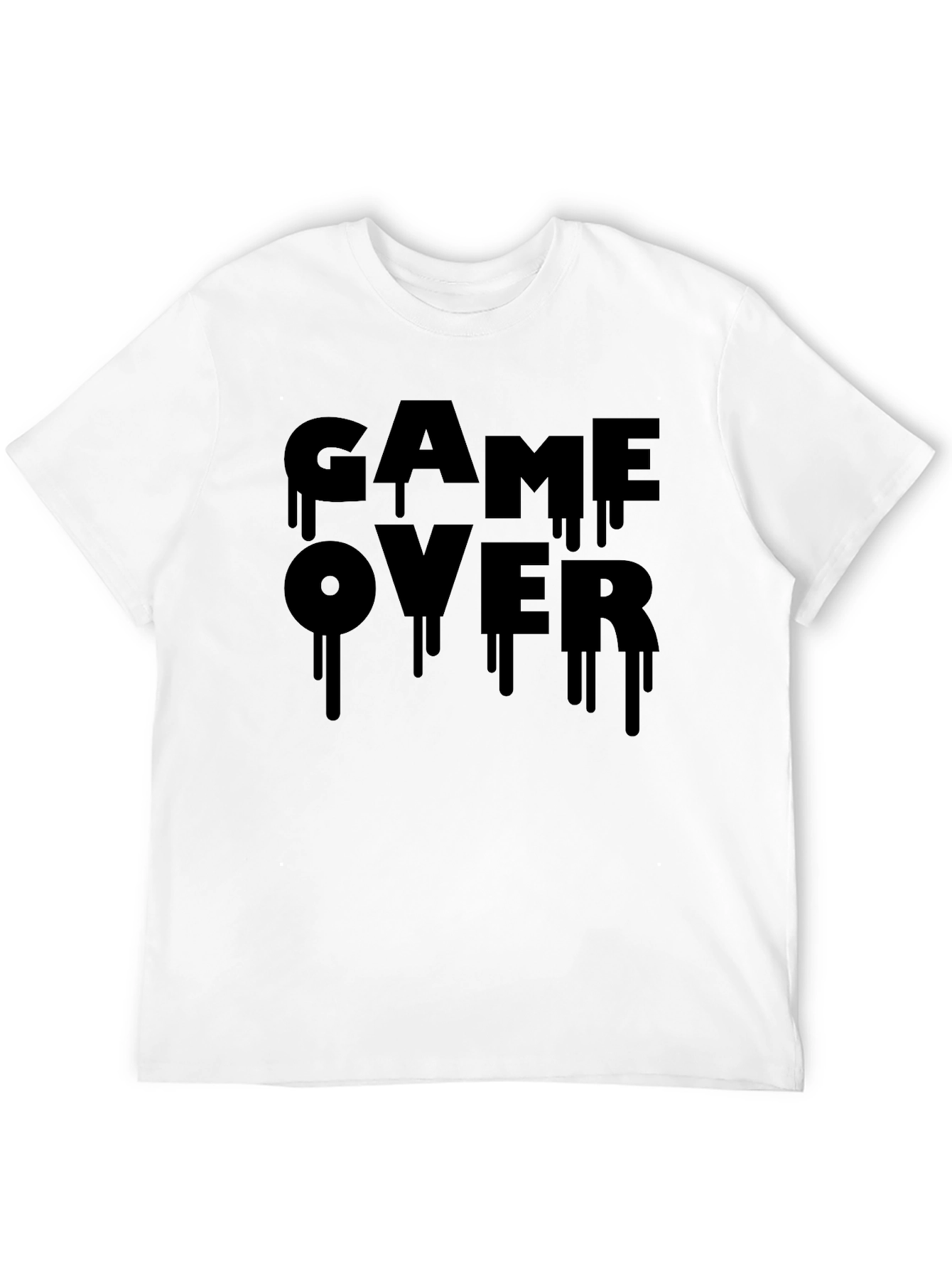 Game Over Drip Graphic T-Shirt