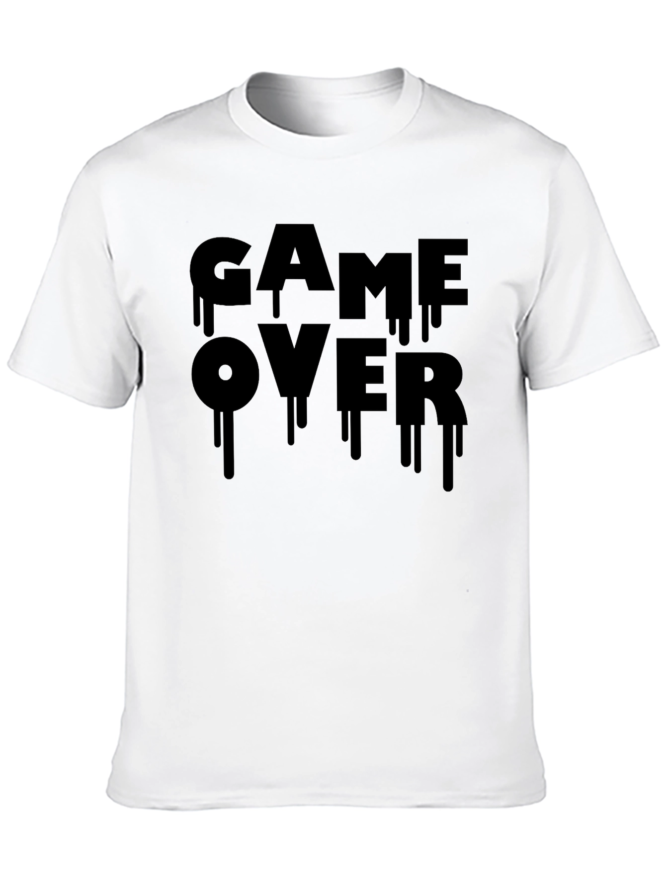 Game Over Drip Graphic T-Shirt