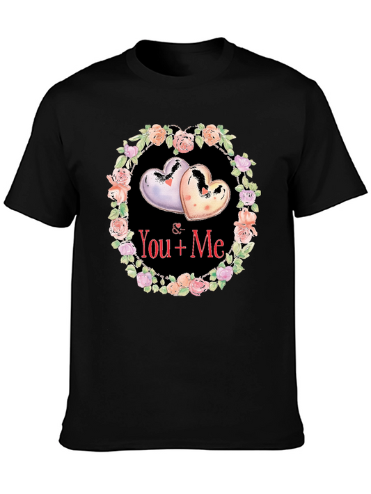 Floral Heart Valentines Day T-Shirt