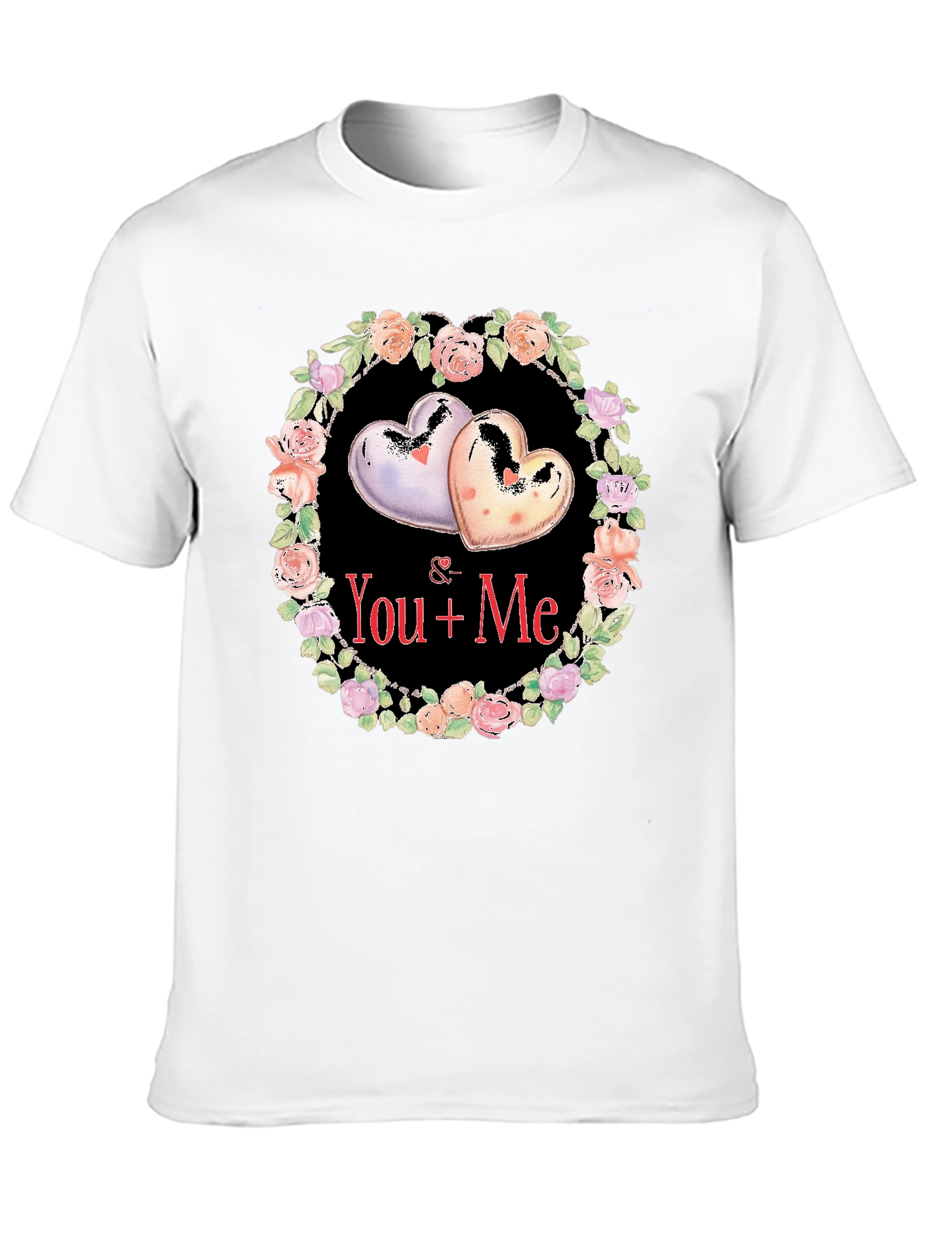 Floral Heart Valentines Day T-Shirt