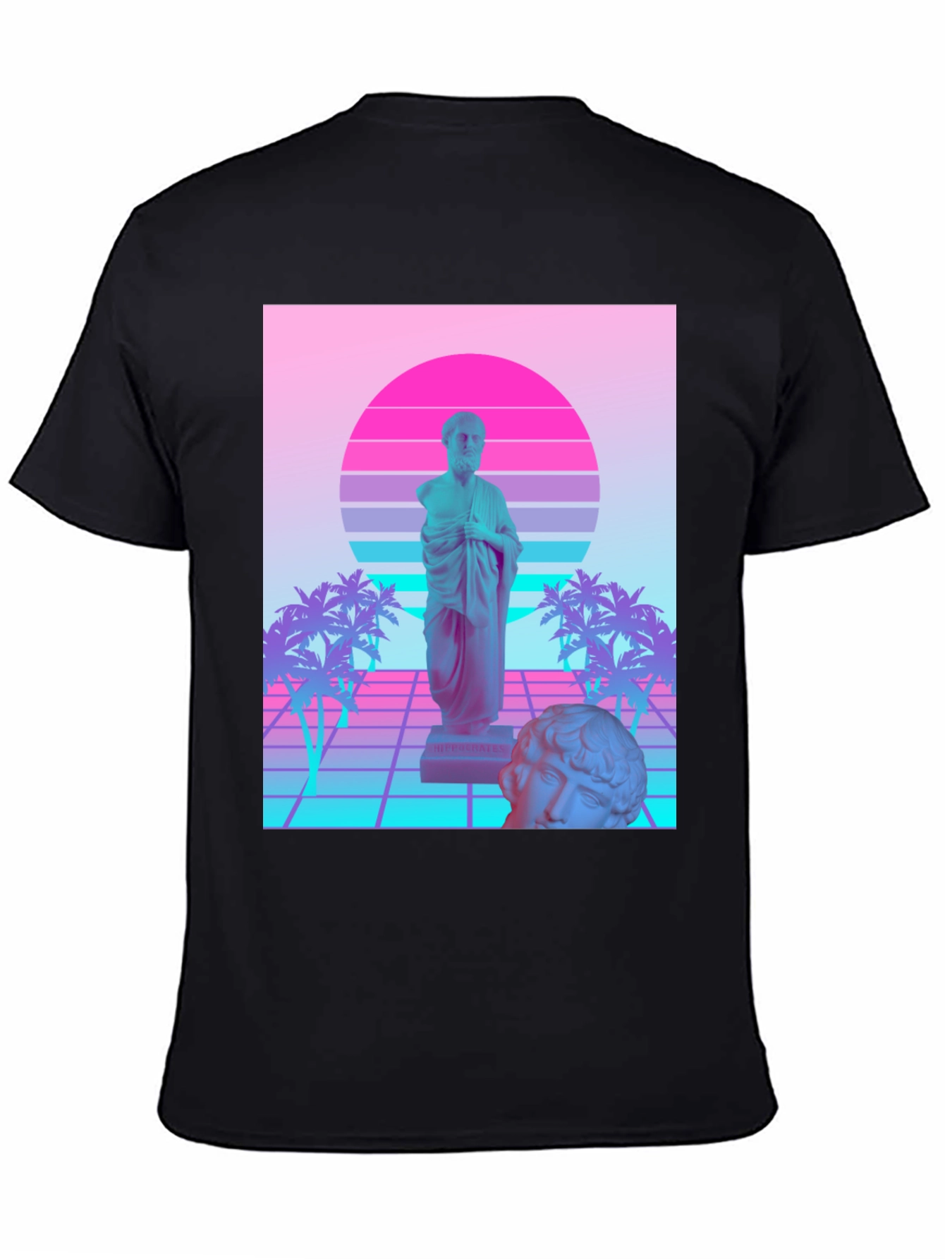 Vaporwave Statue T-Shirt - Retro Aesthetic Tee
