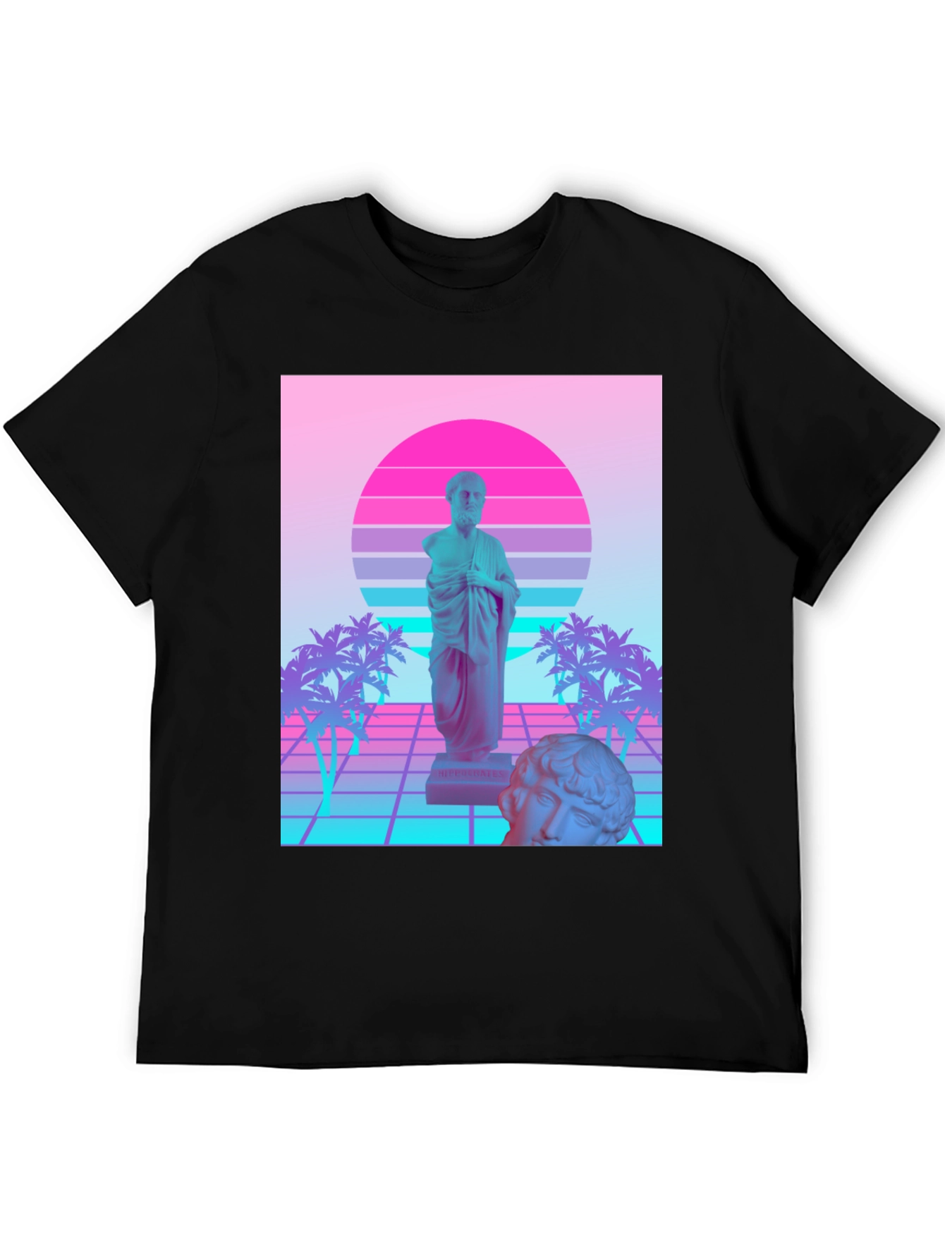 Vaporwave Statue T-Shirt - Retro Aesthetic Tee