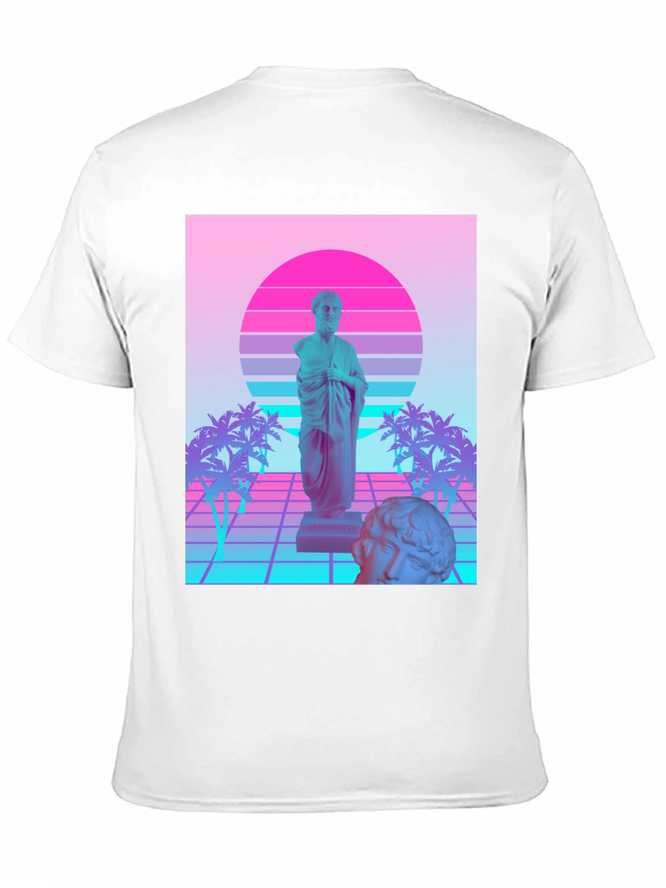 Vaporwave Statue T-Shirt - Retro Aesthetic Tee