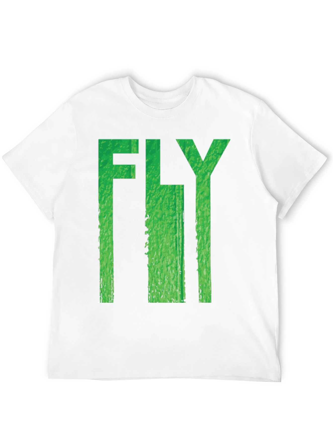 Fly Graphic Print Black T-Shirt
