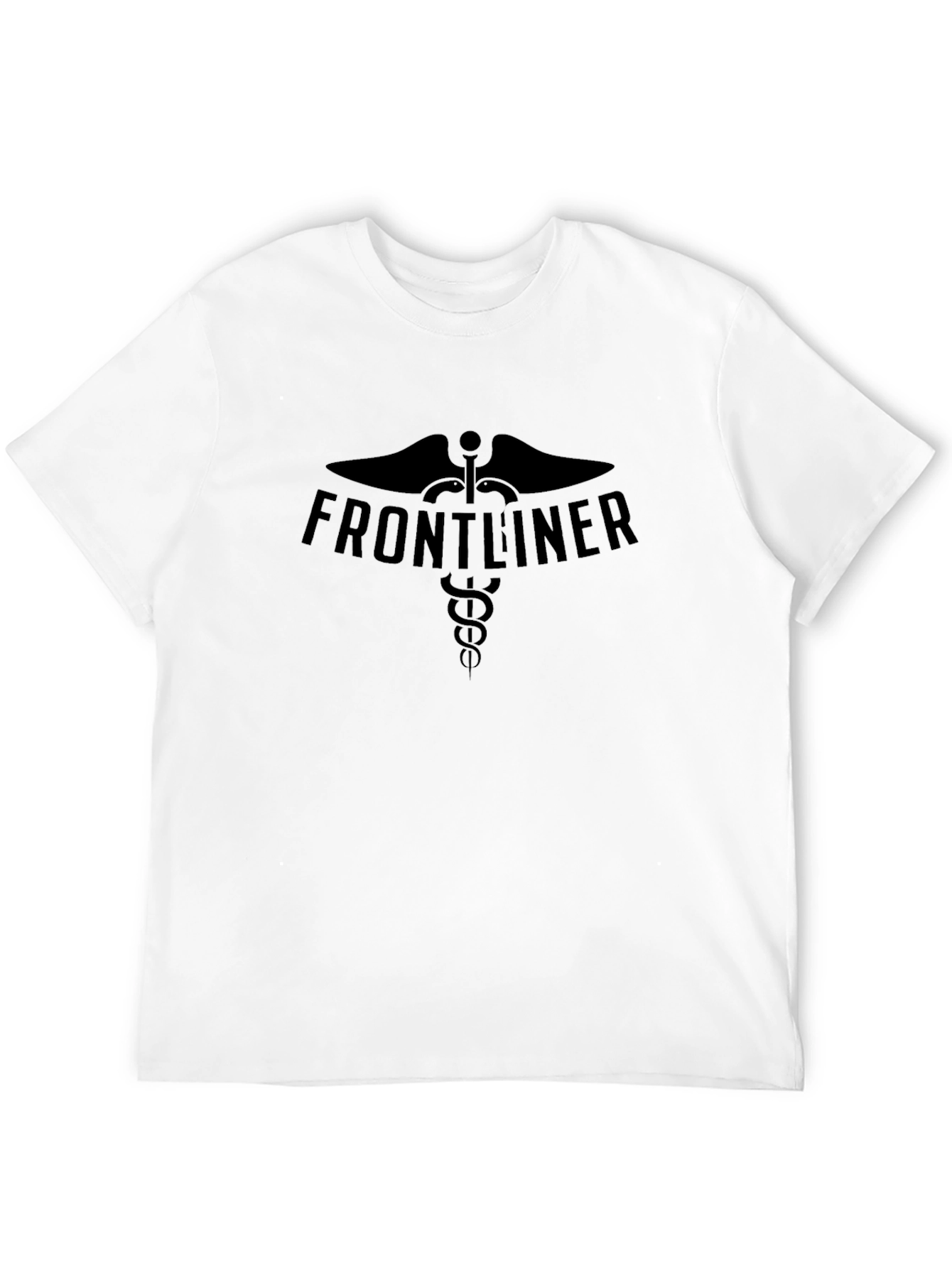 Frontliner Caduceus Symbol Black T-Shirt