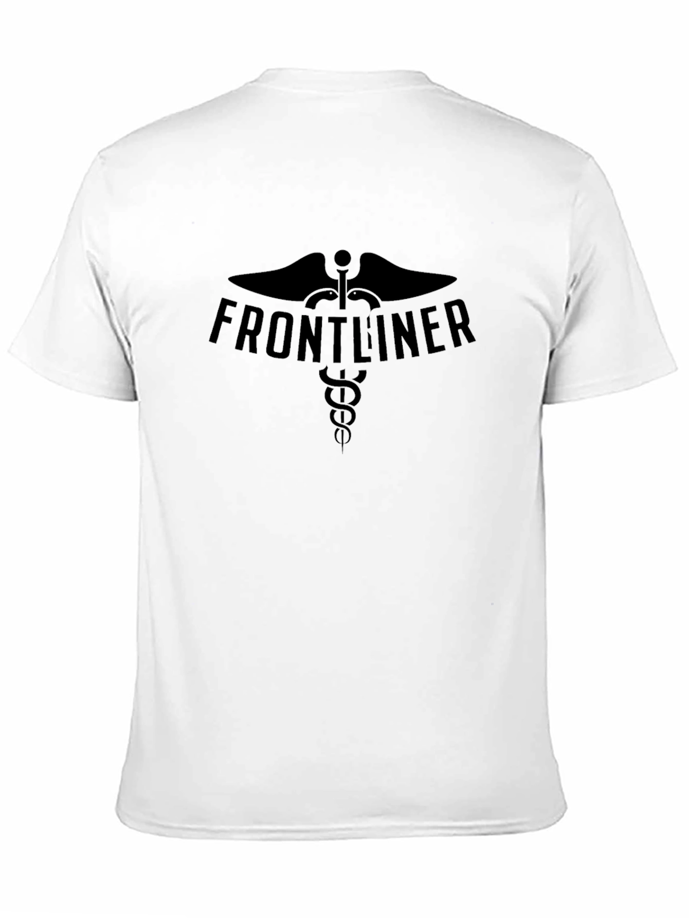 Frontliner Caduceus Symbol Black T-Shirt