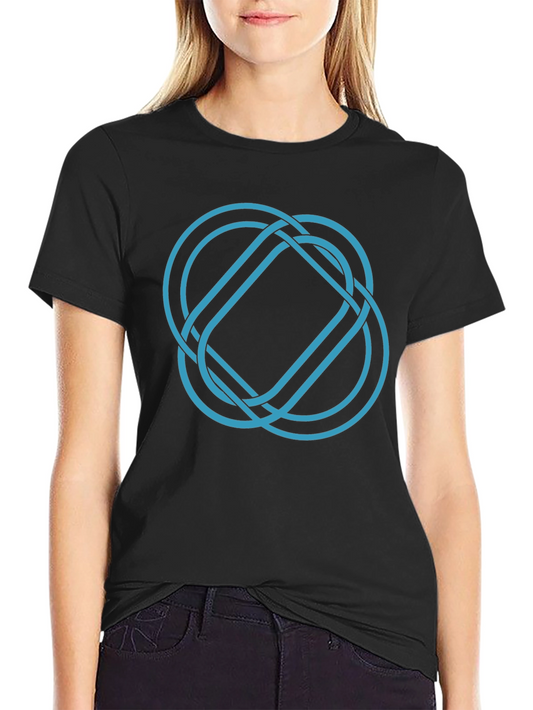 Geometric Knot Tee - Stylish Graphic Print Shirt